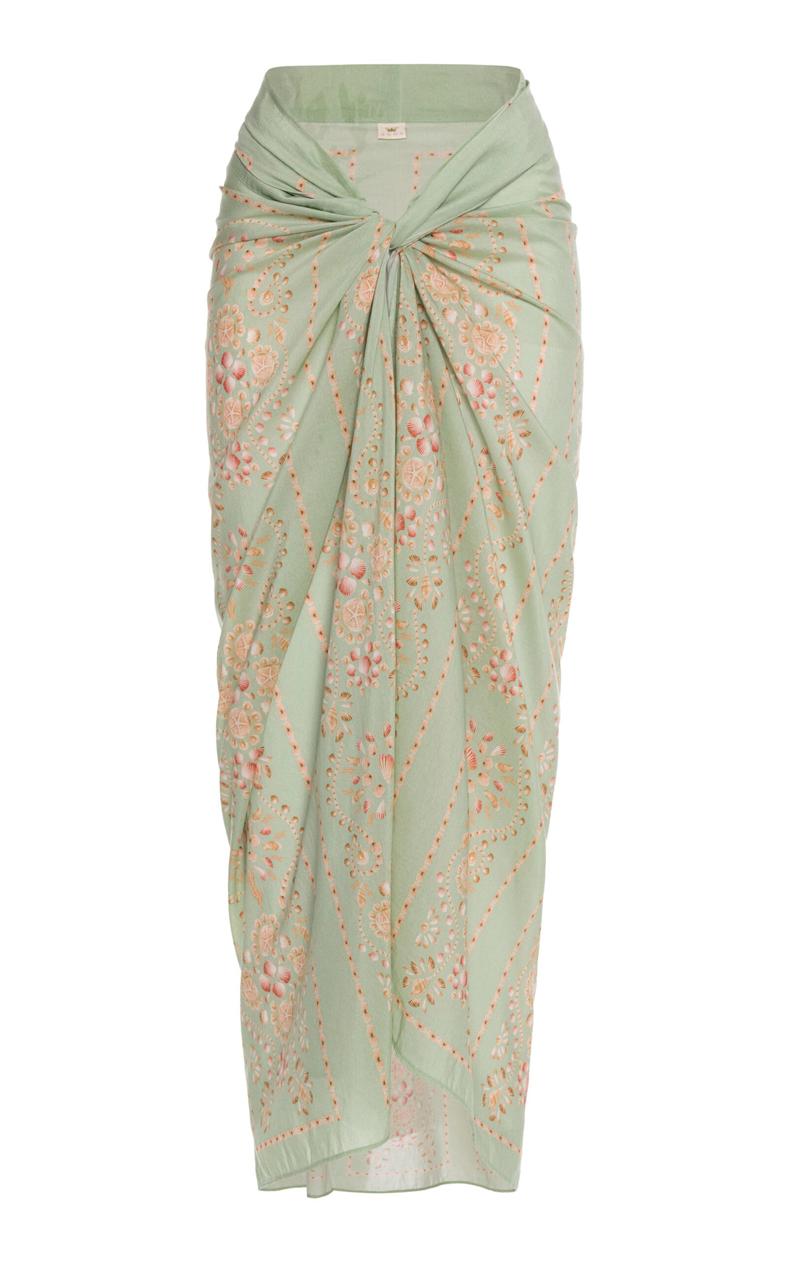 Agua by Agua Bendita Lavanda Playa Cotton-Silk Pareo