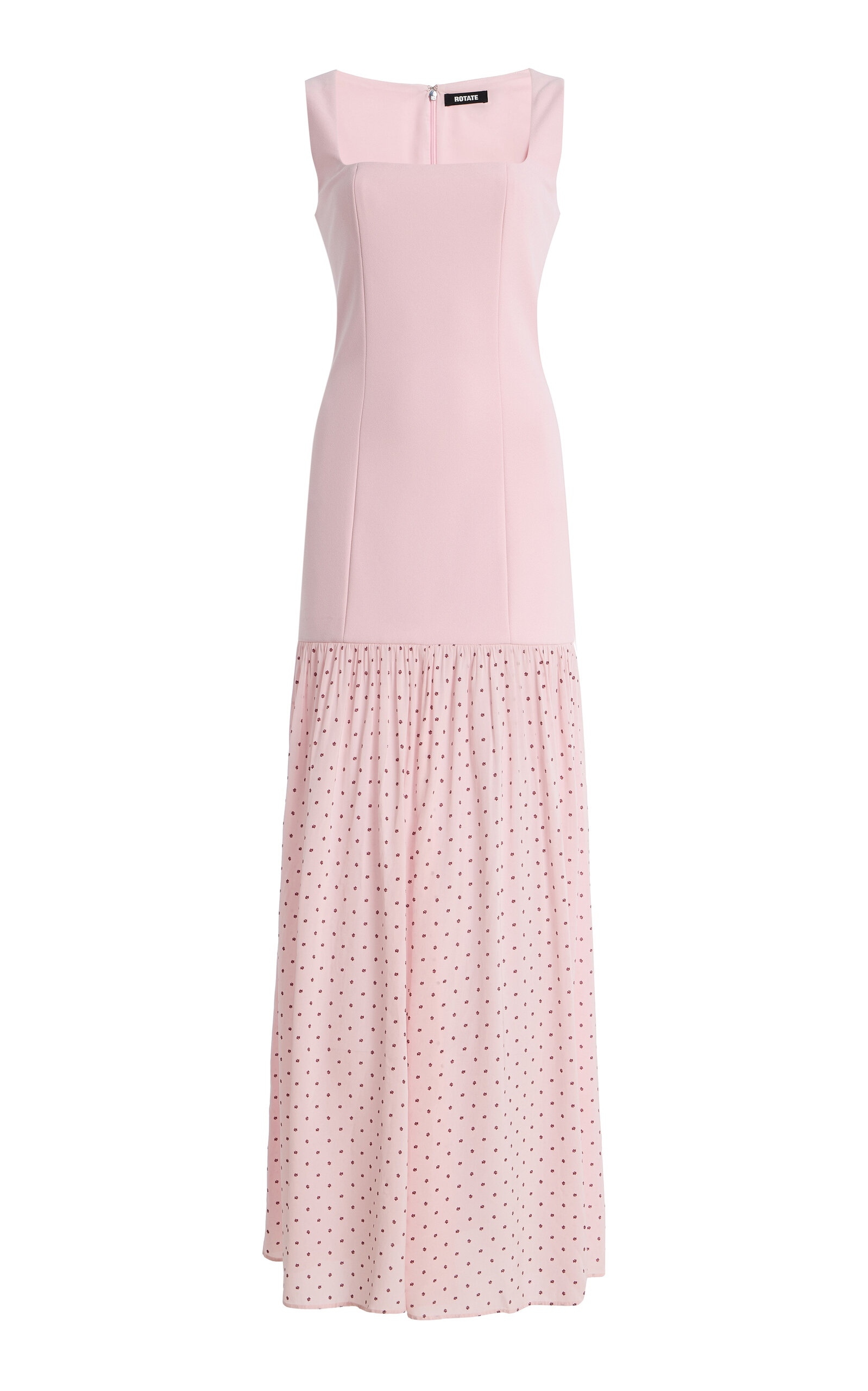 ROTATE Crepe Scoop-Neck Maxi Dress | Thumbnail 10 ROTATE Crepe Scoop-Neck Maxi Dress | Thumbnail 10