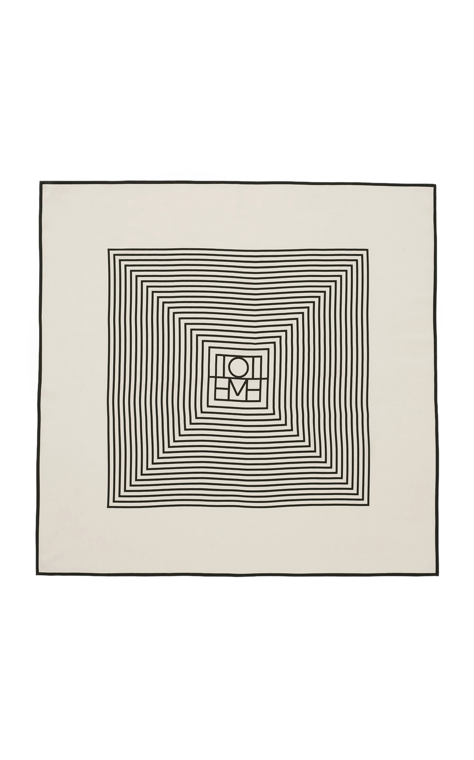 Toteme Monogram Silk Scarf
