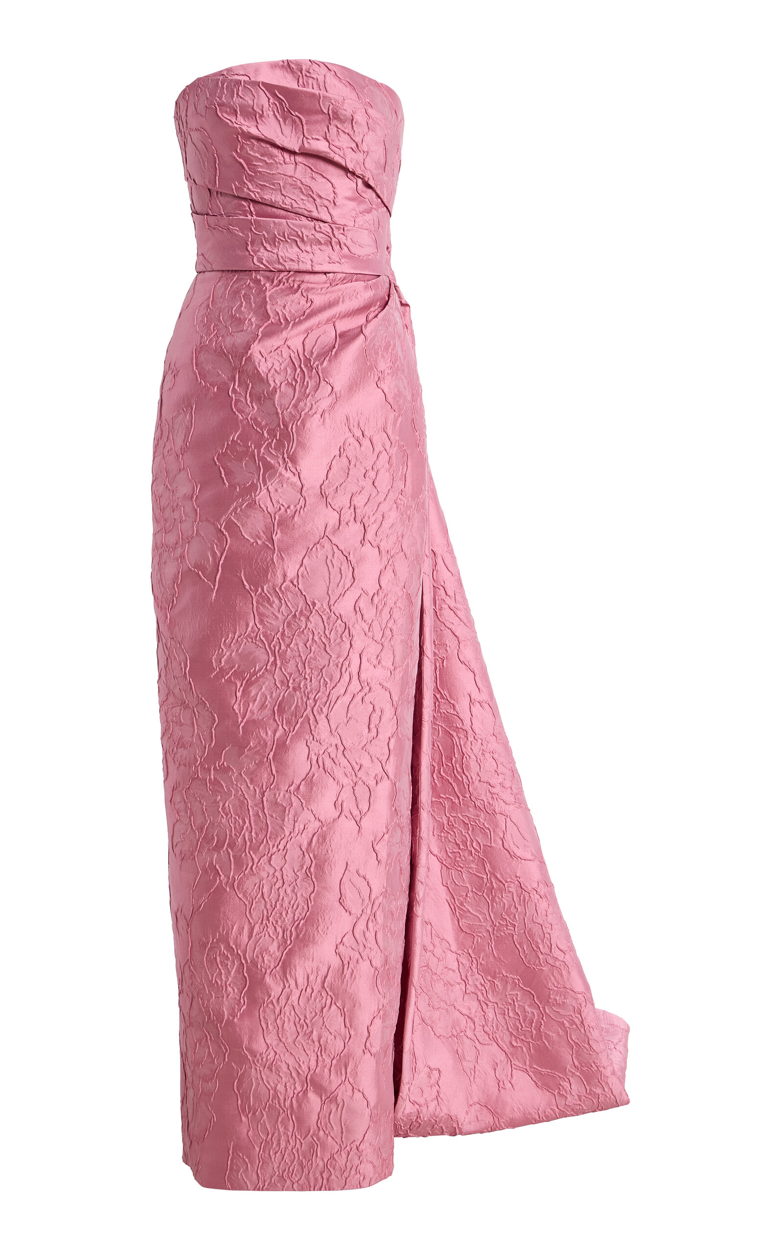 Monique Lhuillier Strapless Draped Gown