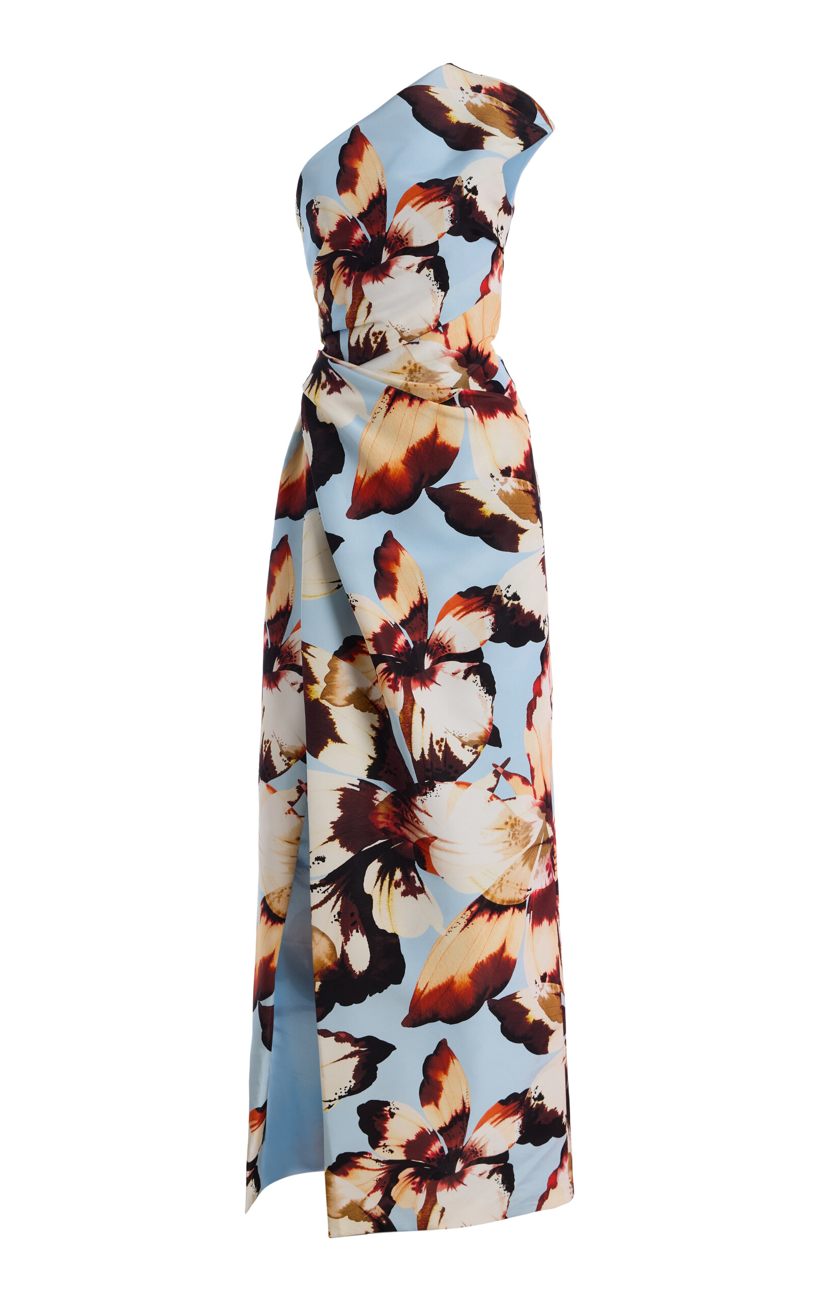 Monique Lhuillier Amber Lily Draped Gown - Women's Clothing