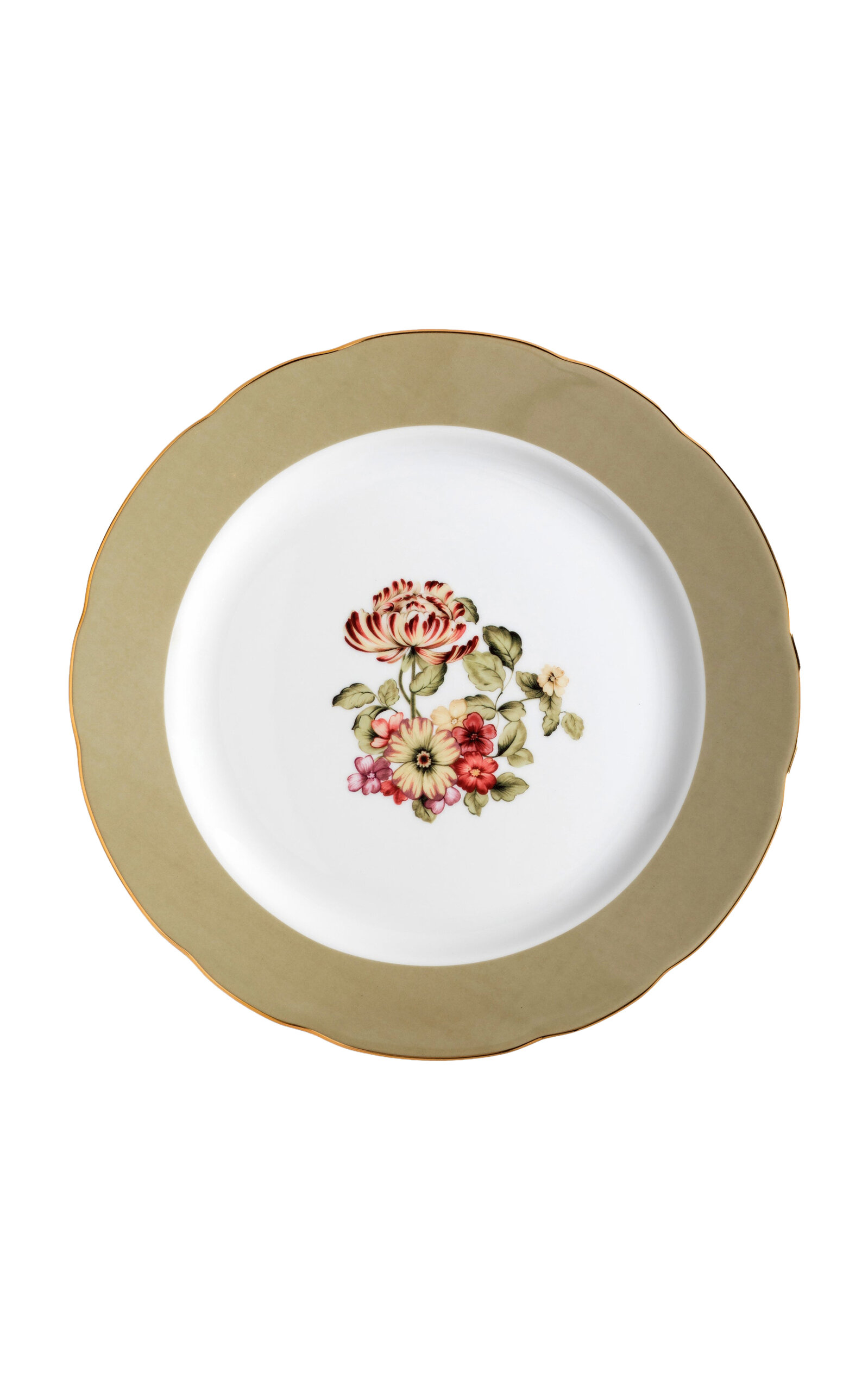Tania Bulhoes - Porcelain Charger - Silver - Moda Operandi 100$