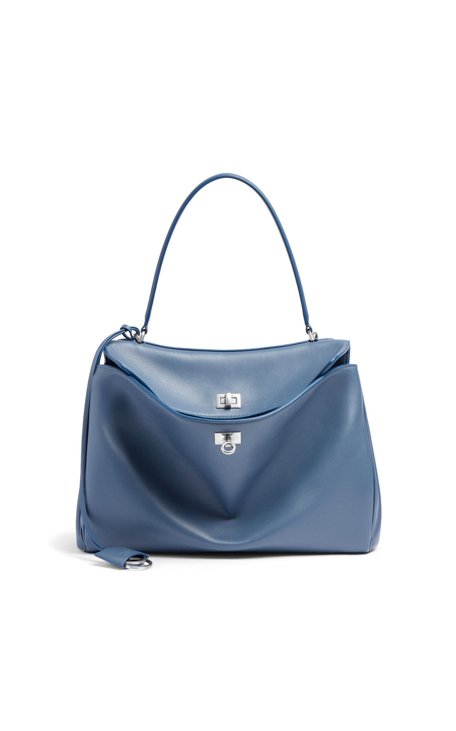 Balenciaga Rodeo Medium Leather Top Handle Bag