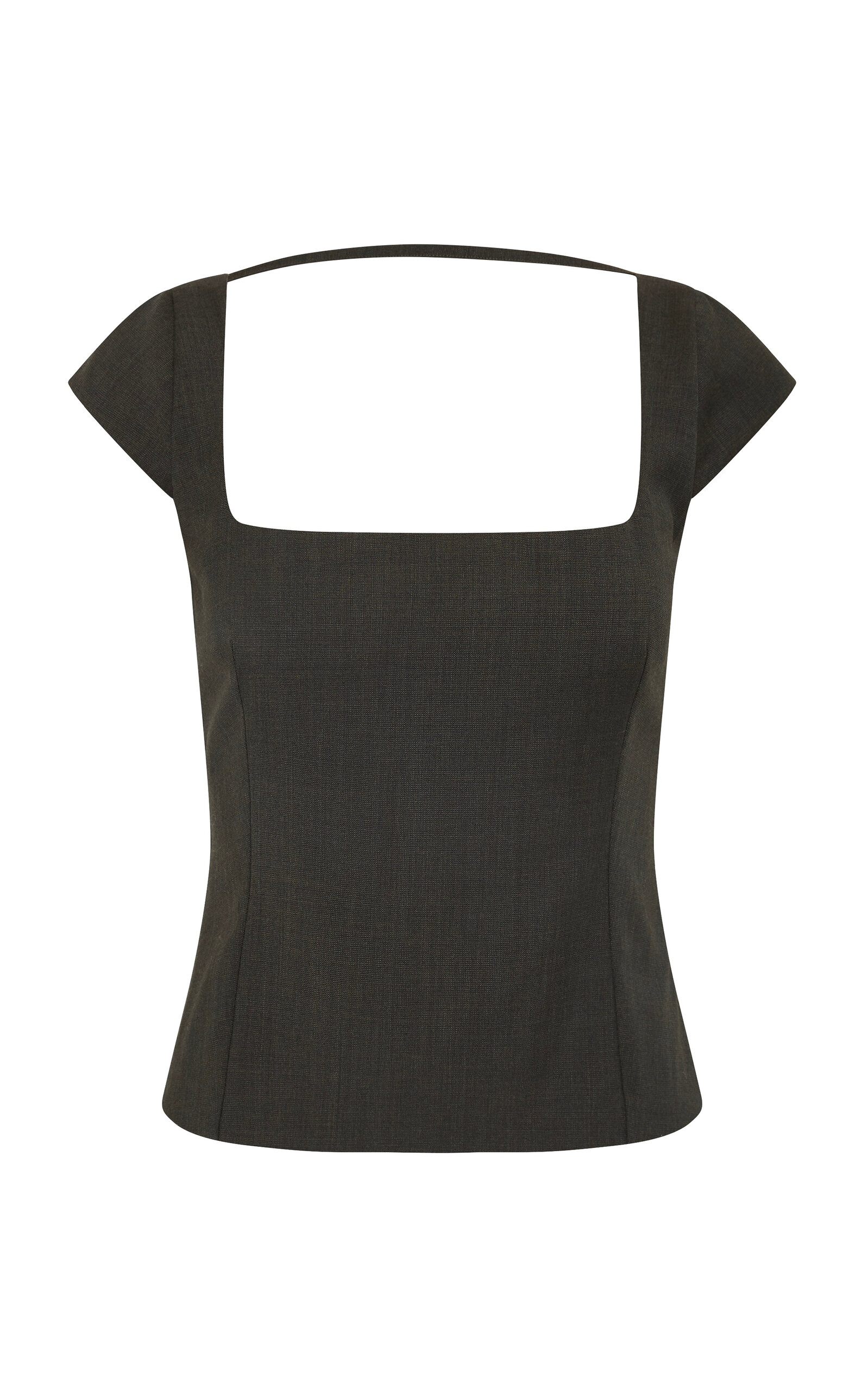St. Agni - Wool Top - Dark Grey - M - Moda Operandi