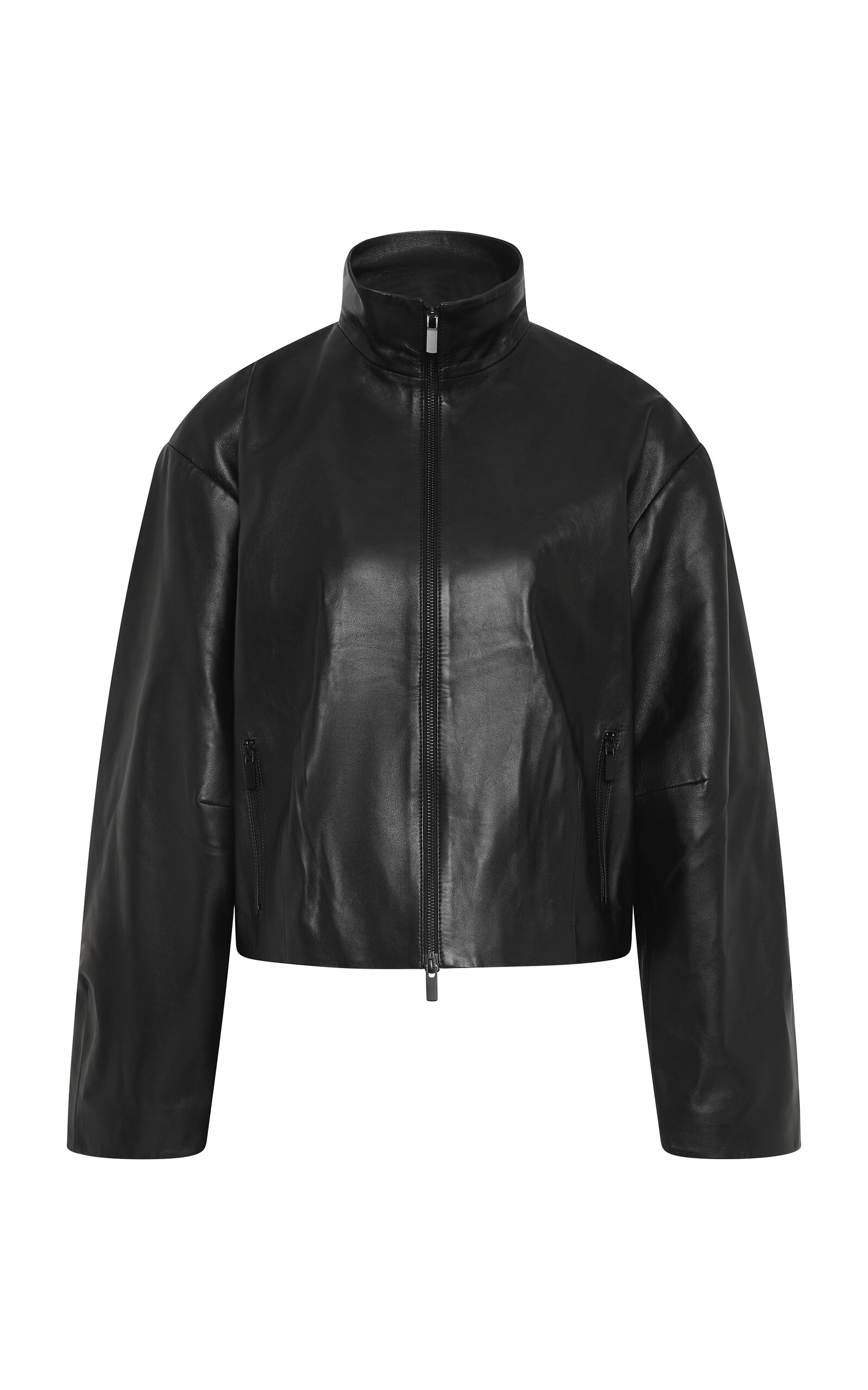 St. Agni Zip Leather Jacket
