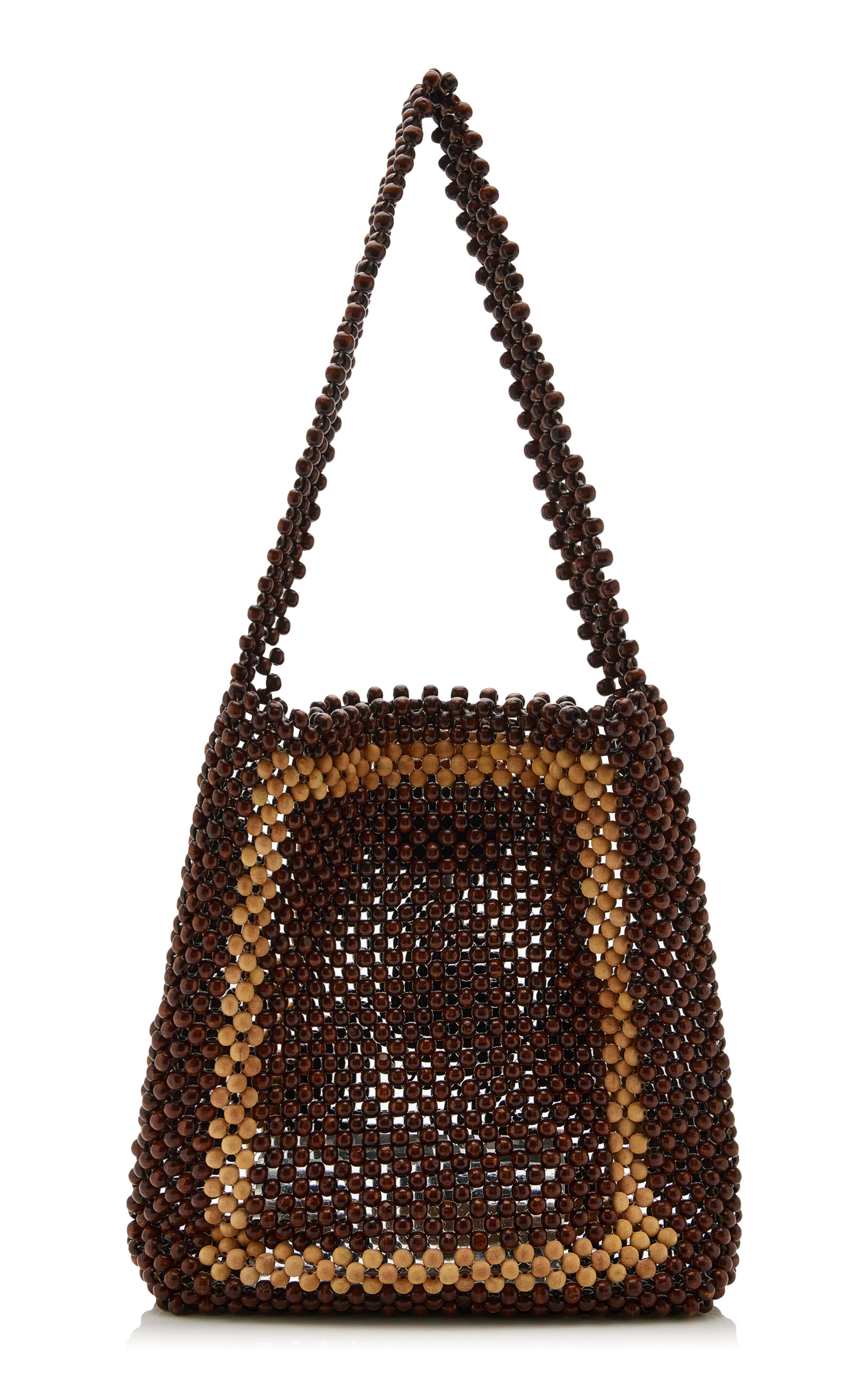 St. Agni Taxi Beaded Wooden Tote Bag - Moda Operandi