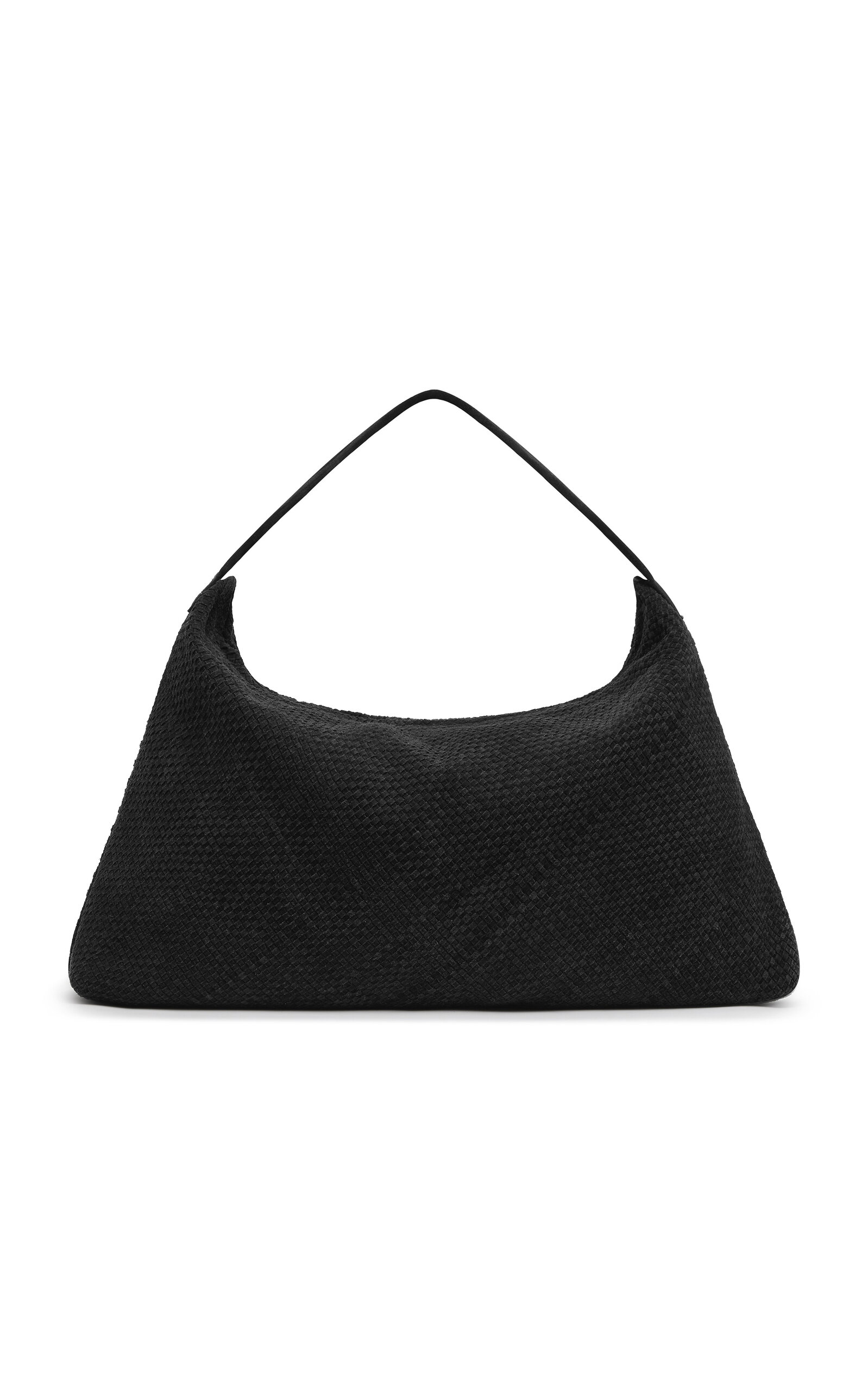 St. Agni Suede Woven Hobo Bag