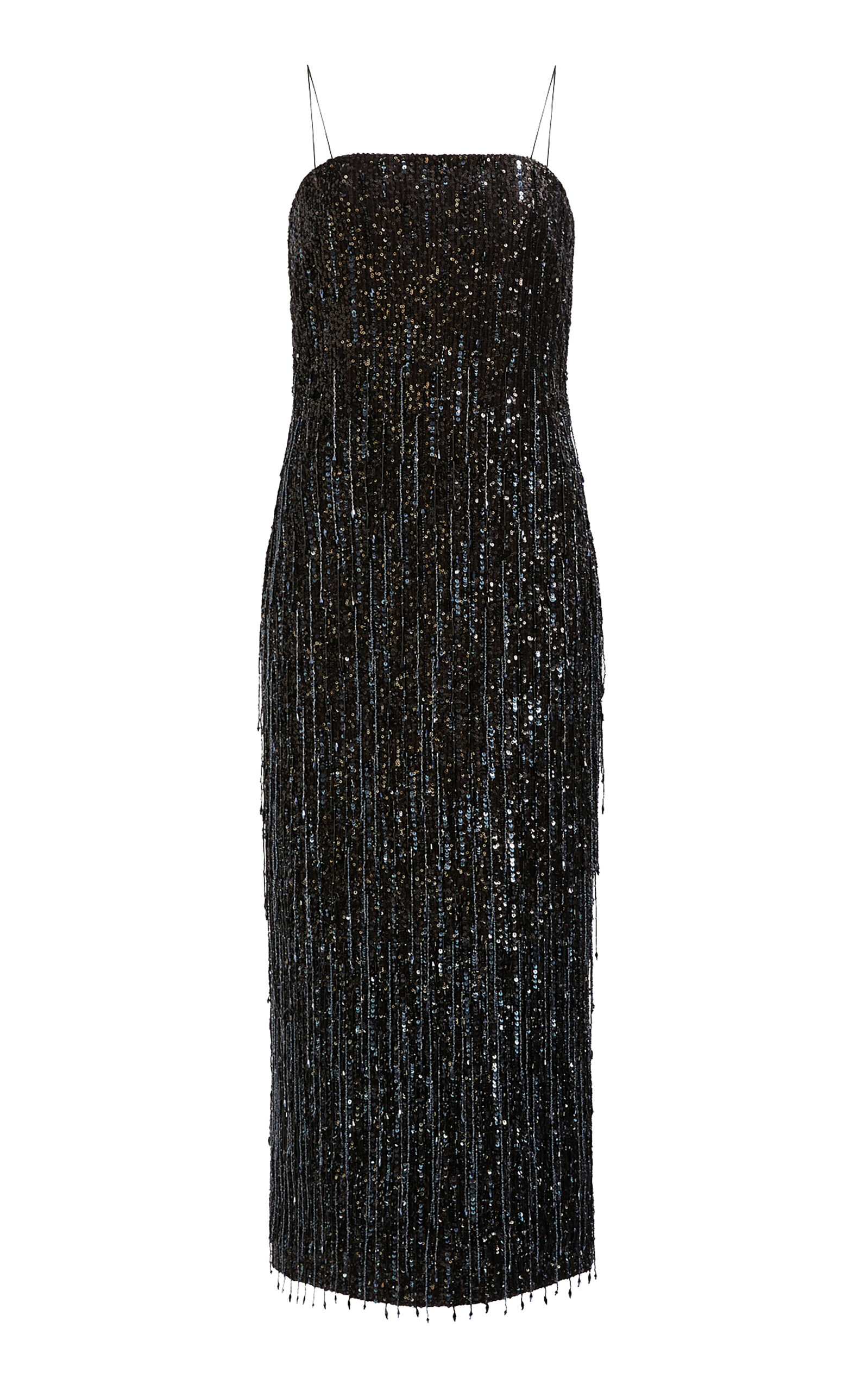 Aje Amulet Sequin Midi Dress