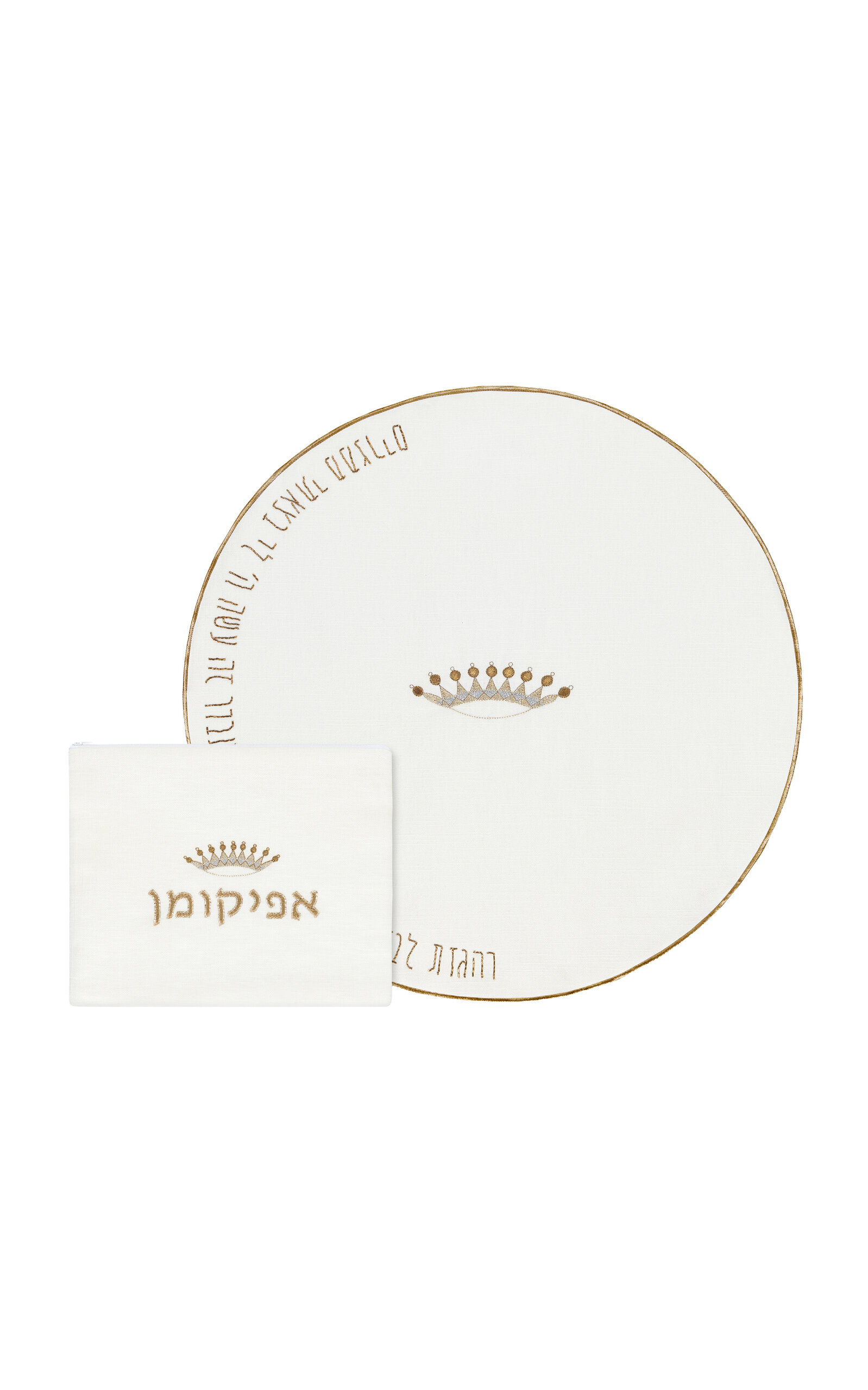 Atoof Judah Passover Set; Crown - Ivory