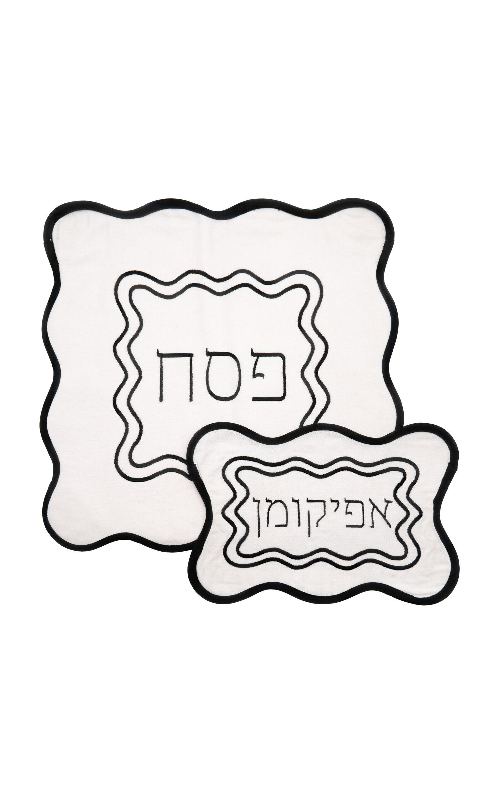 Casa Salmaa The Matzah Set In Black On White - Black/white