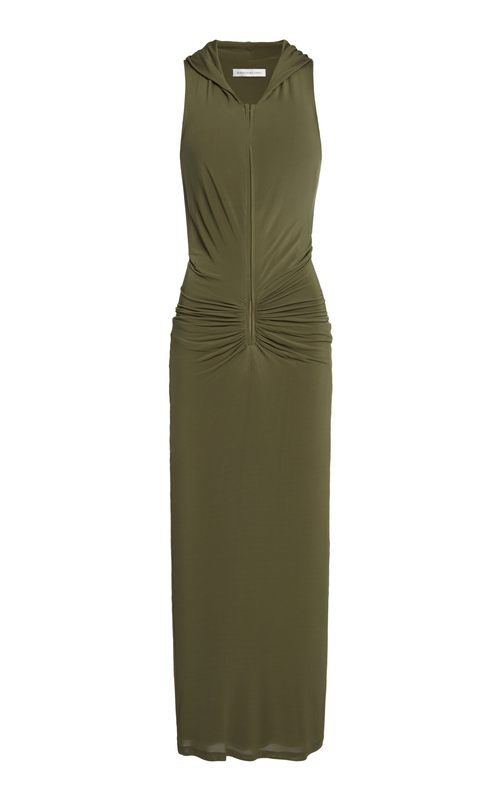 Christopher Esber Dannie Hooded Maxi Dress