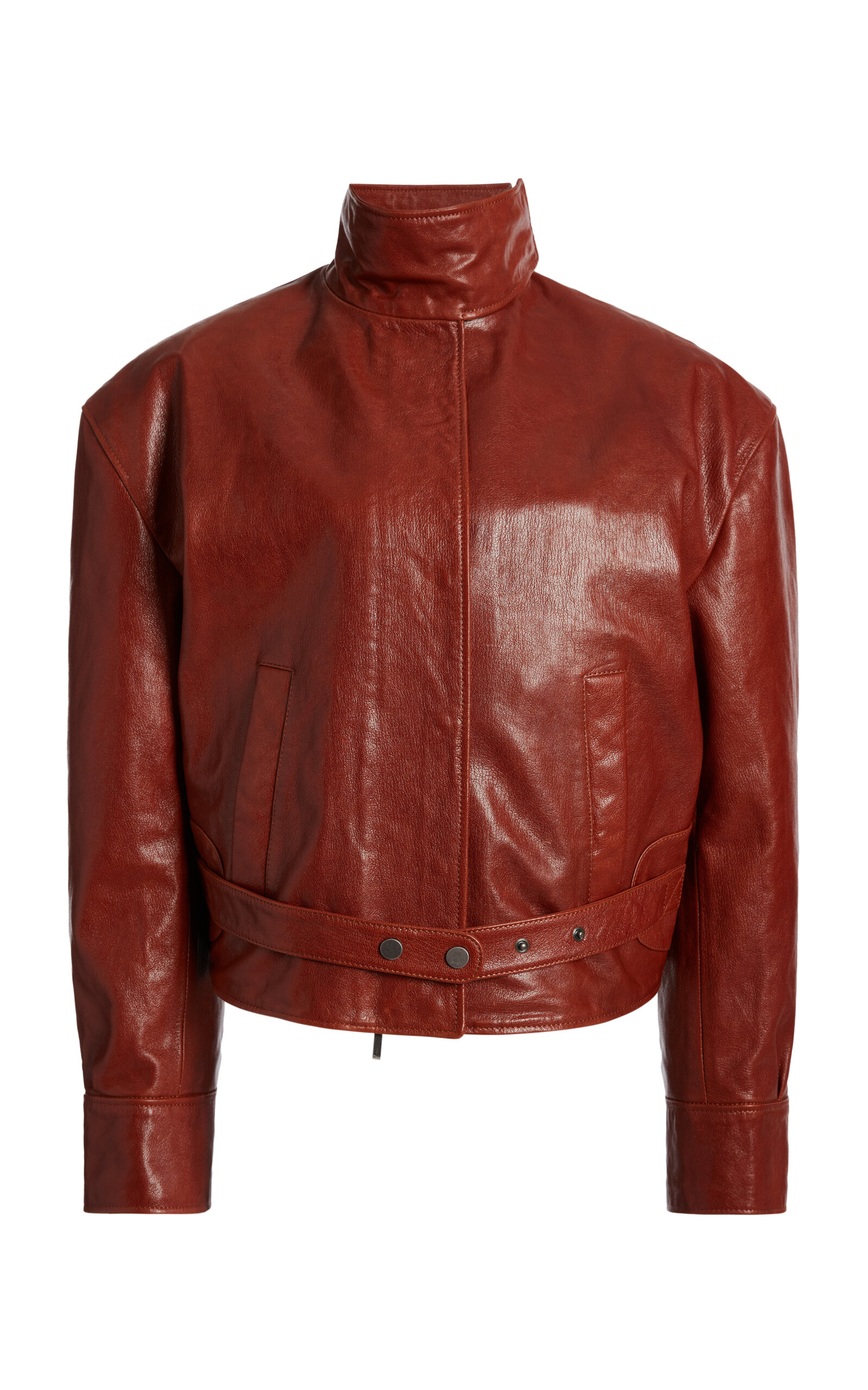 Christopher Esber Eddie Goatskin Leather Jacket
