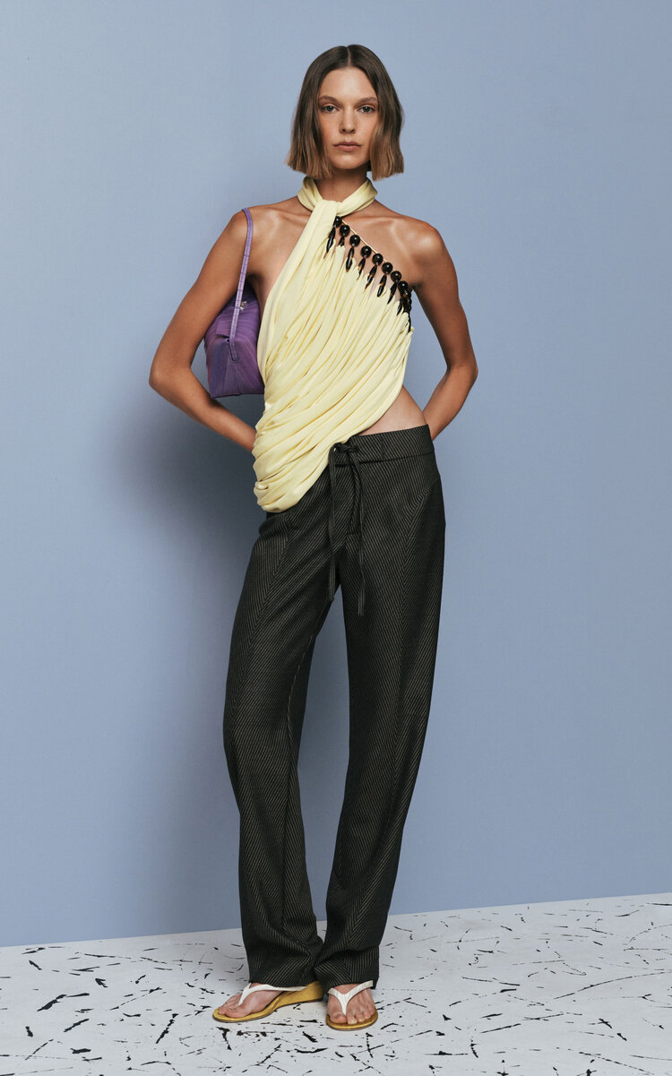 Christopher Esber Tropique Relaxed Tie Pant