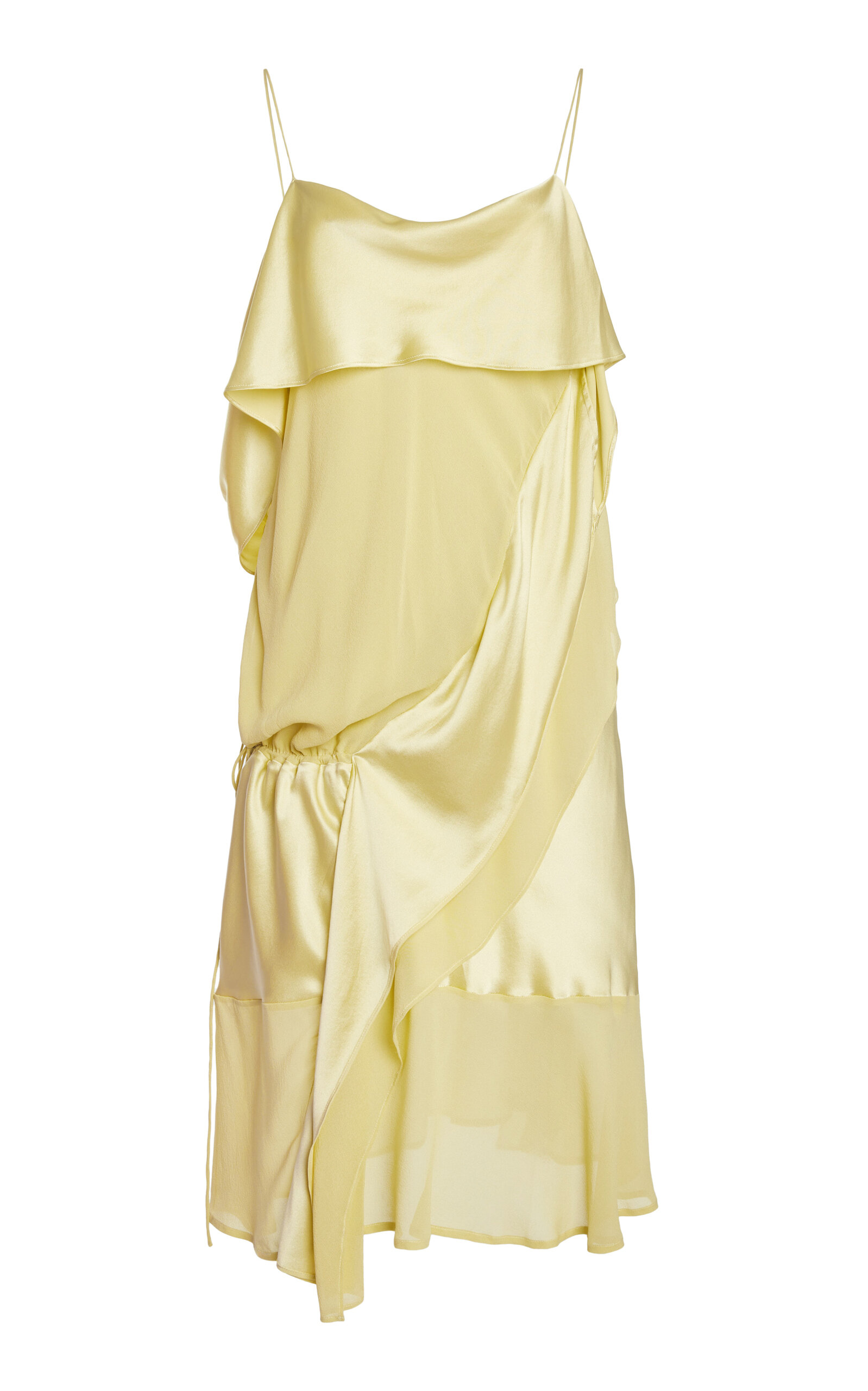 Christopher Esber Cesura Draped Silk Dress