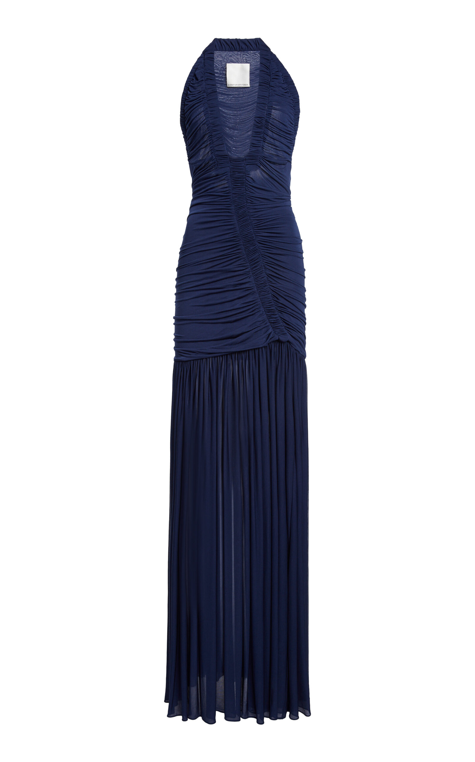 Christopher Esber Orion Ruched Halter Gown