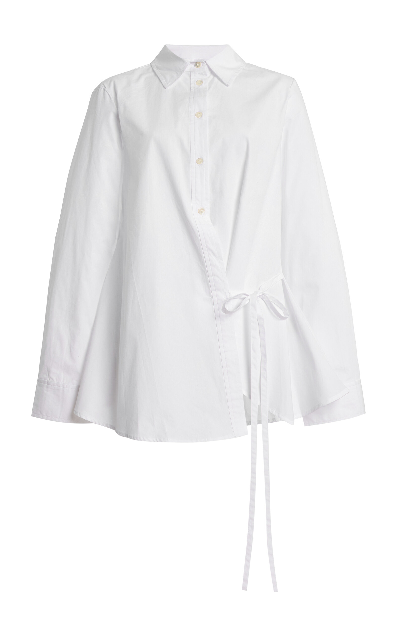 Dl1961 Agnes Wrap Shirt In White