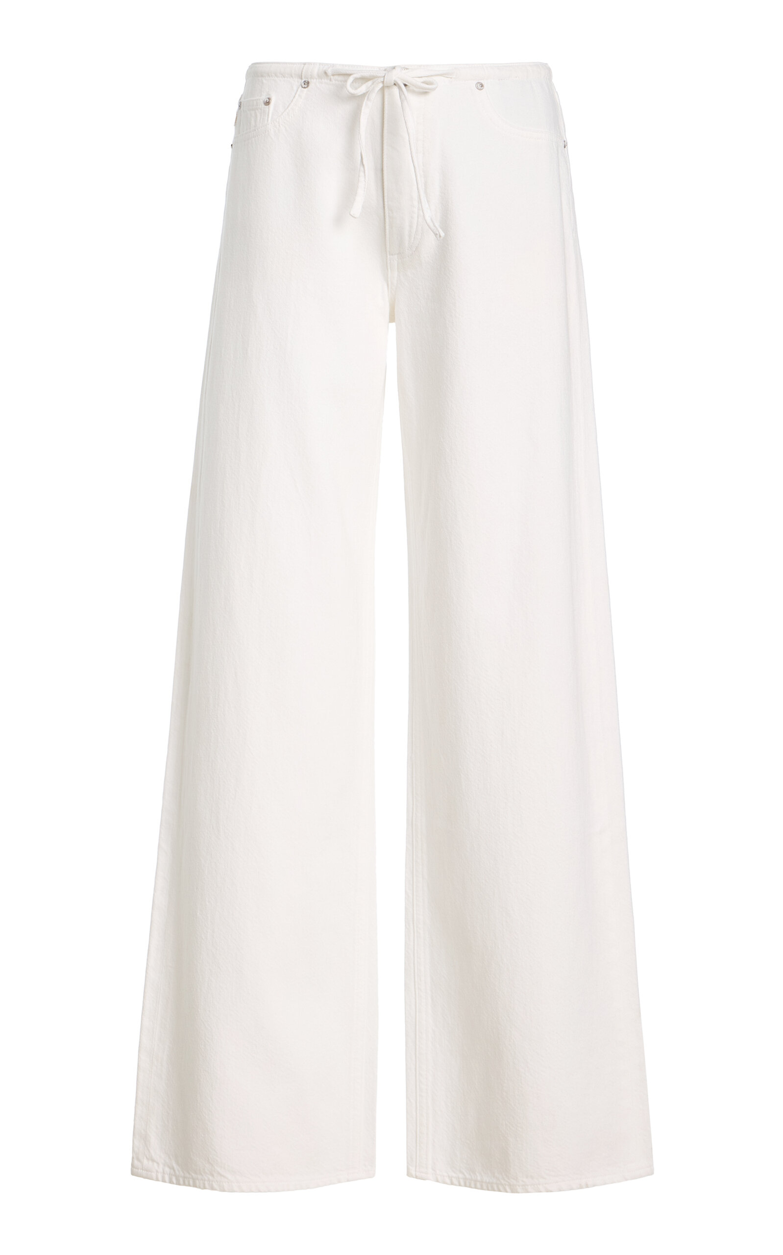 DL Aura Sienna Low-Slung Drawstring Wide Leg Jeans