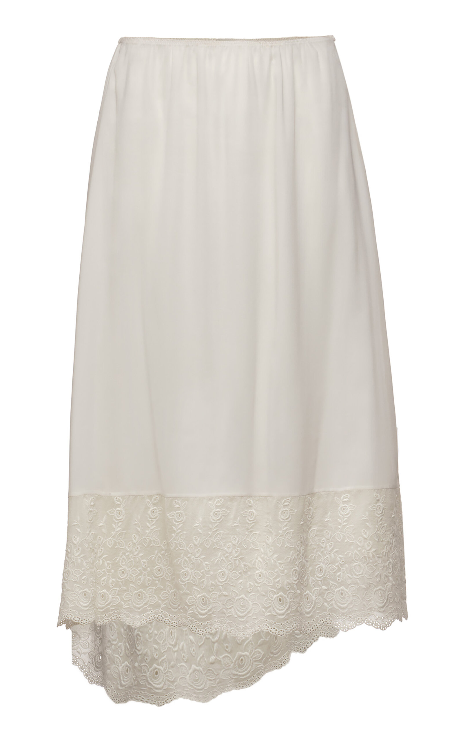 Magda Butrym Lace-Trim Midi Skirt
