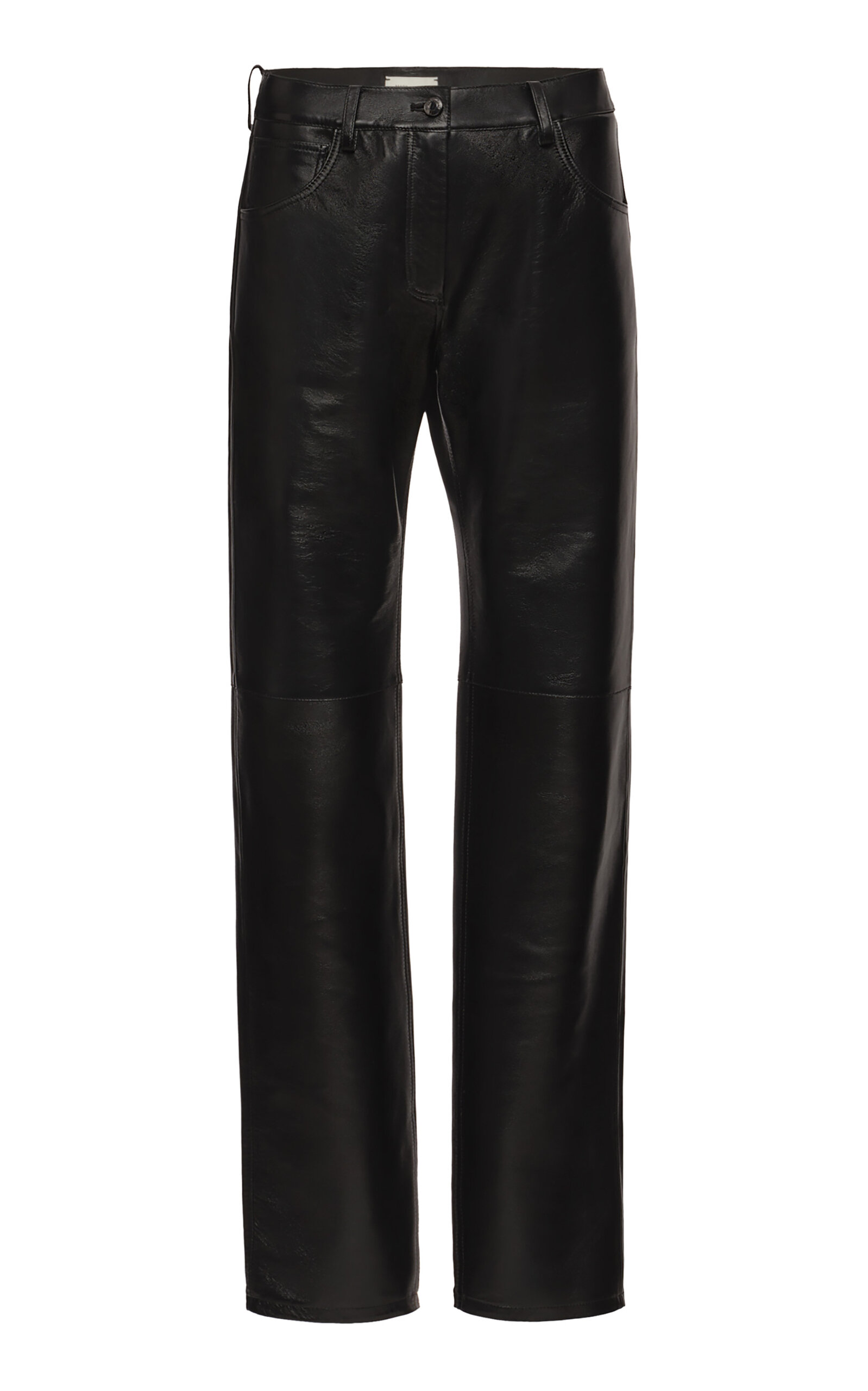 Magda Butrym Straight-Leg Sheep Leather Pant