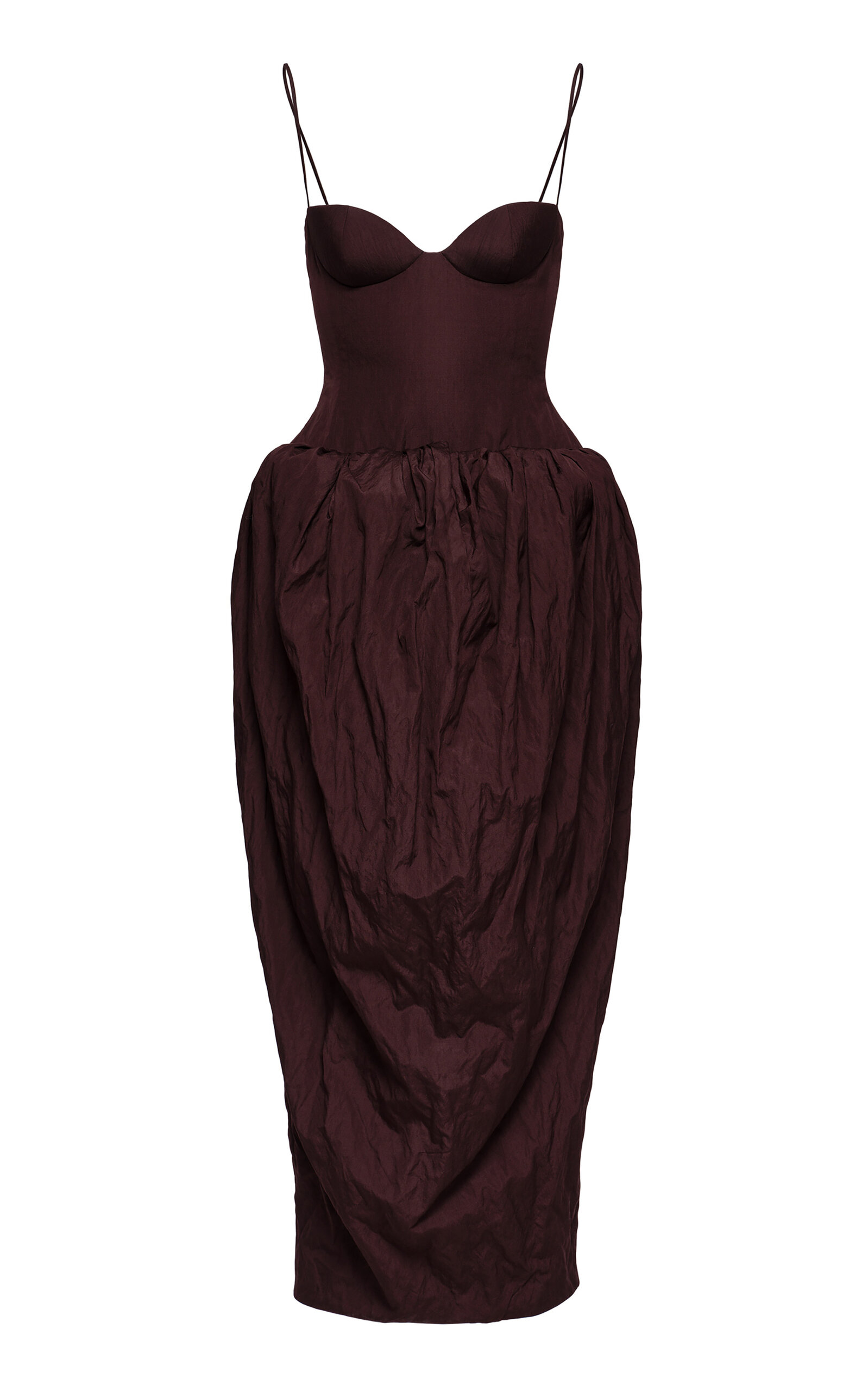 Magda Butrym Structured Cotton Midi Dress