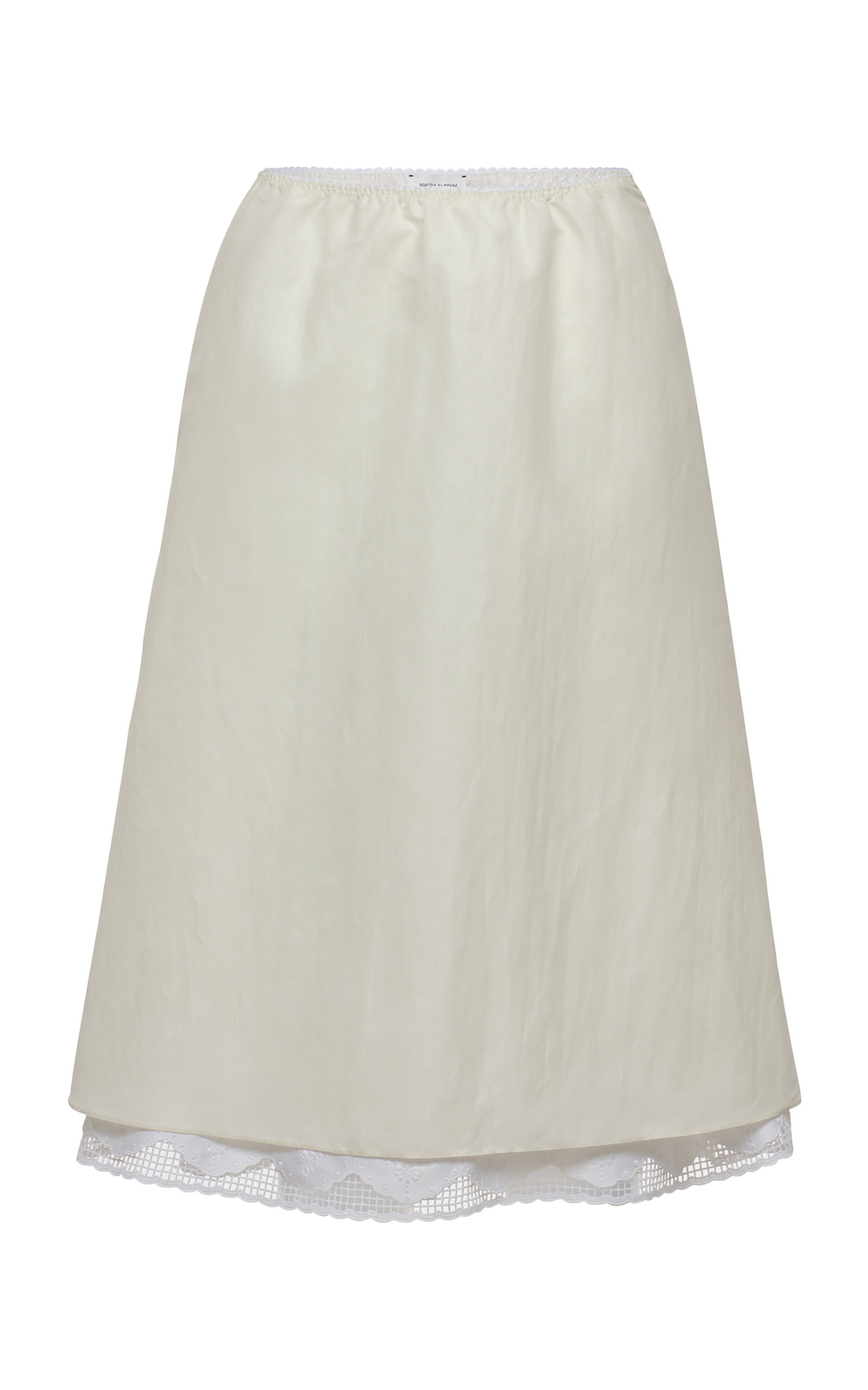 Magda Butrym Layered Silk Midi Skirt