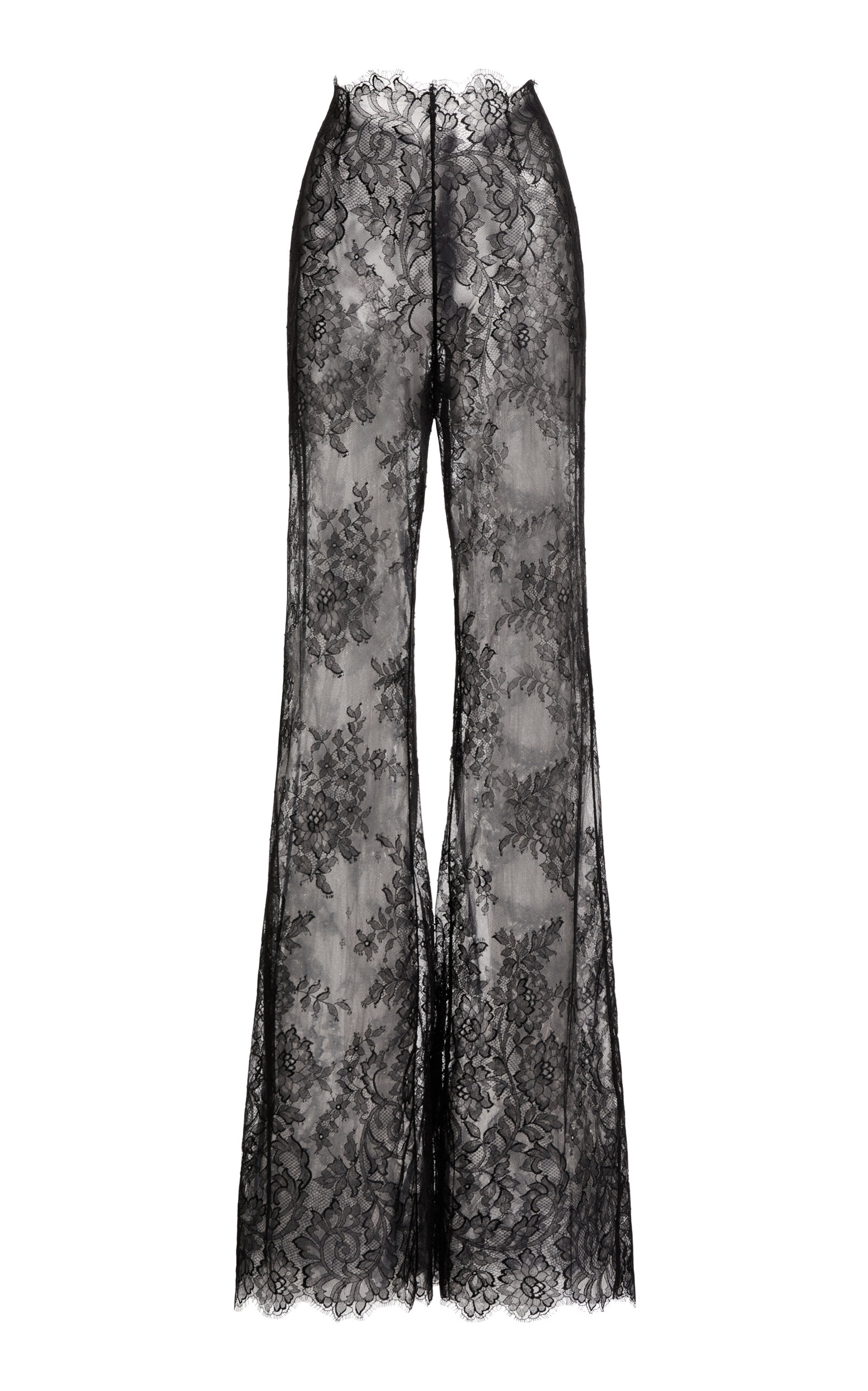 Zuhair Murad Floral Lace Trousers