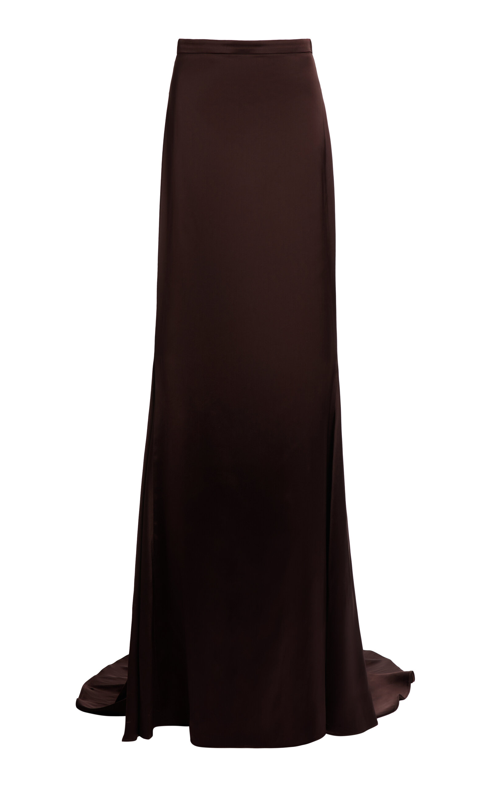 Zuhair Murad Satin Silk-Blend Mermaid Long Skirt