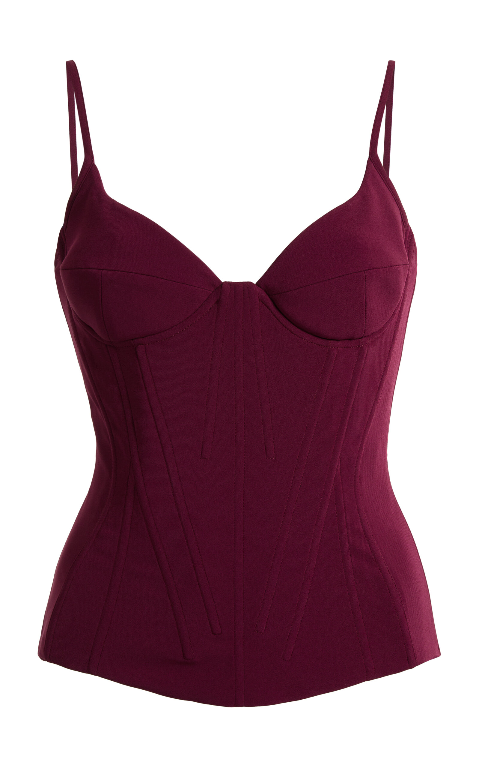 Zuhair Murad Heavy Cady Corset Top