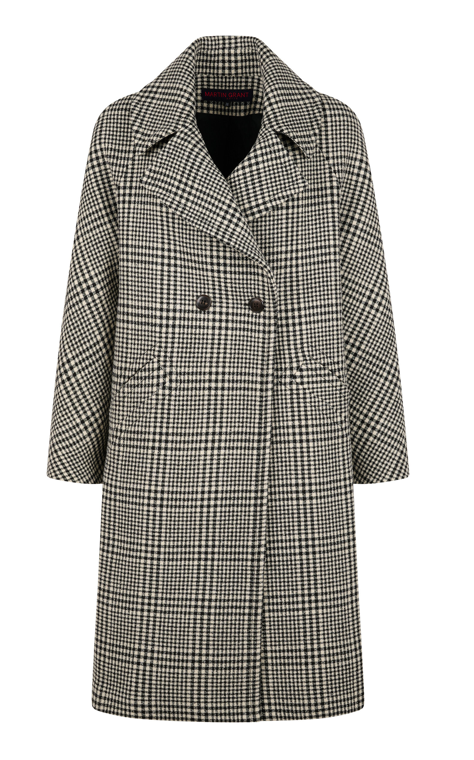 Martin Grant Wool-Blend Cocoon Coat