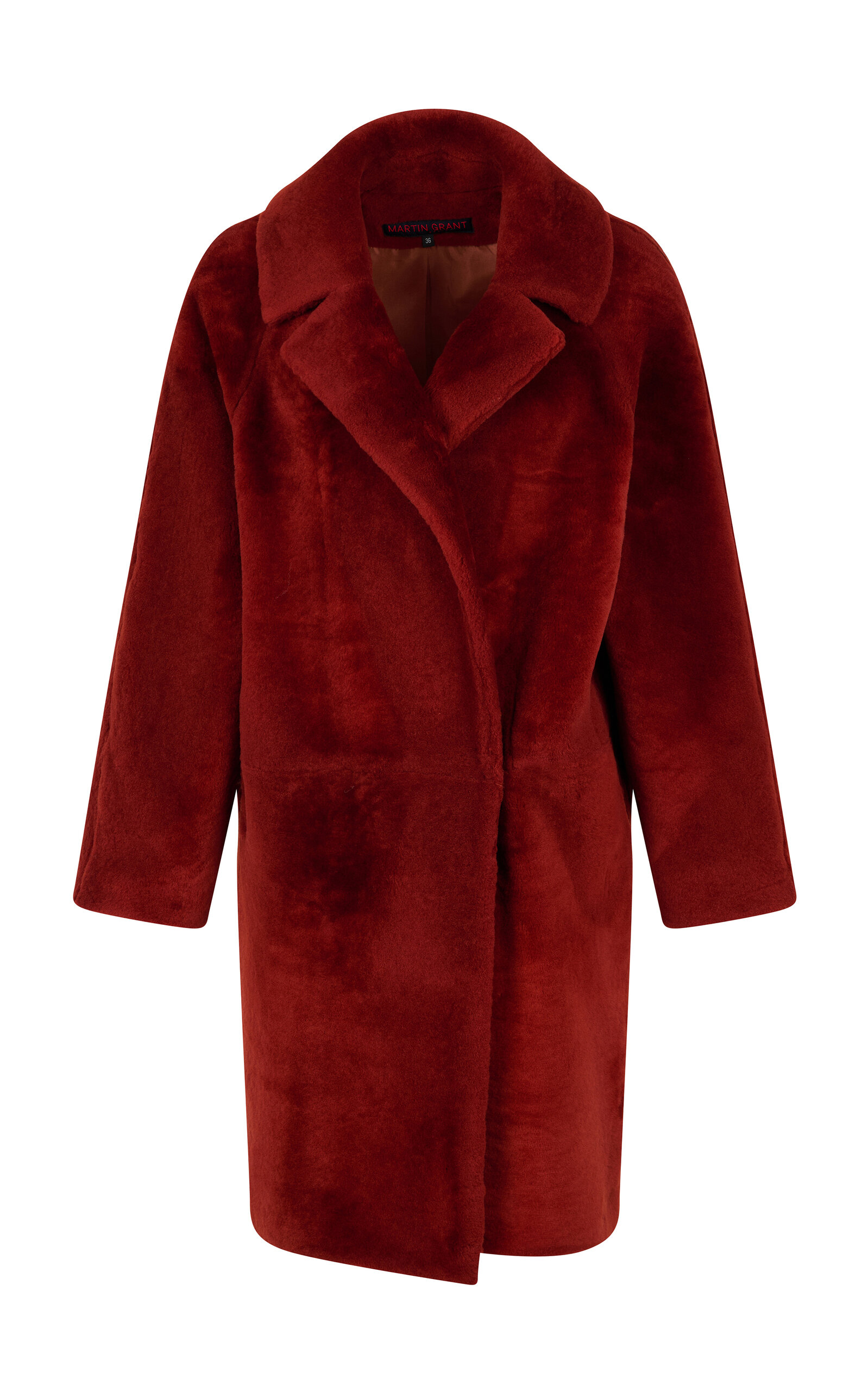 Martin Grant Merino Shearling Cocoon Coat
