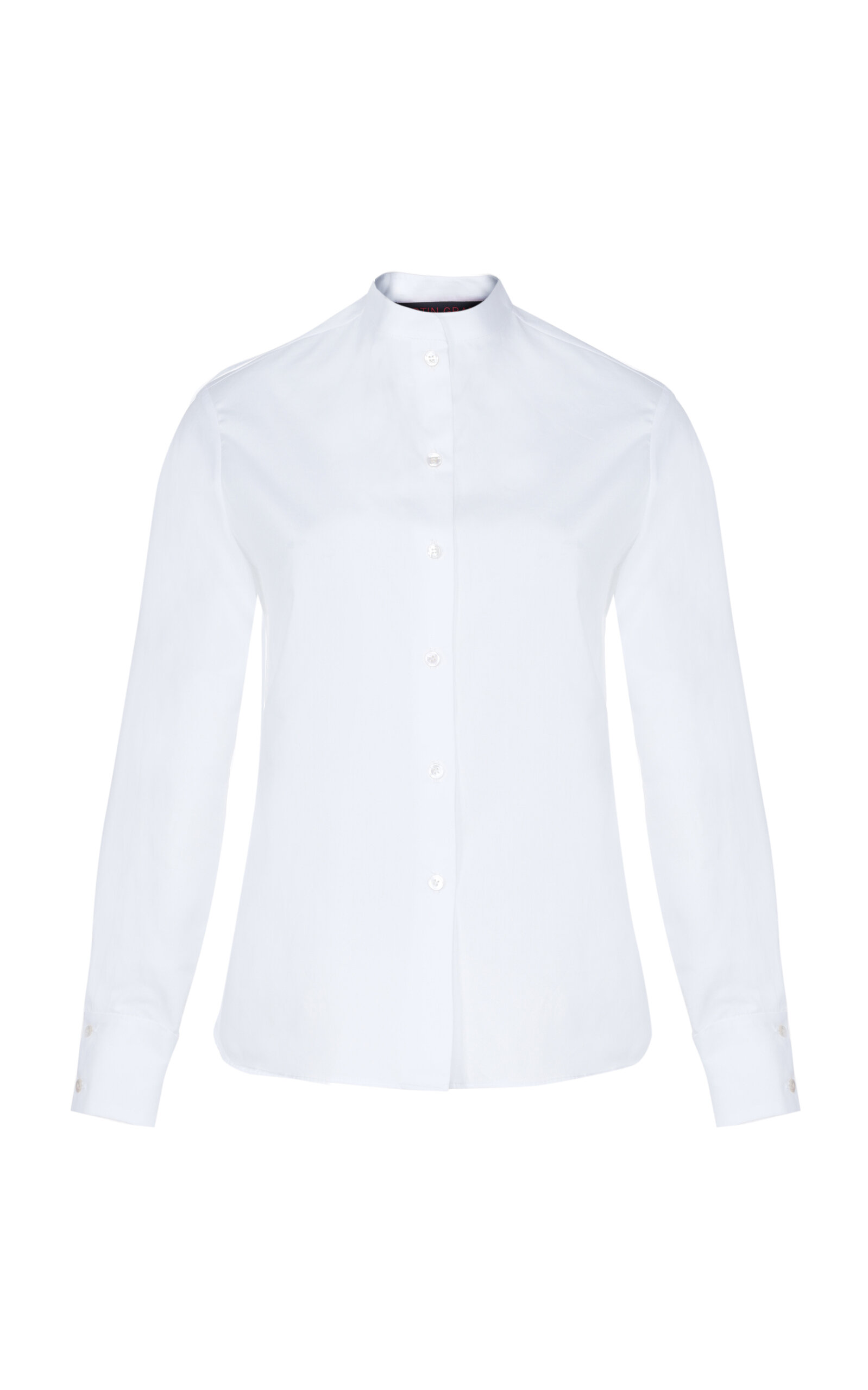 Martin Grant Classic Cotton Shirt With Collar Stand