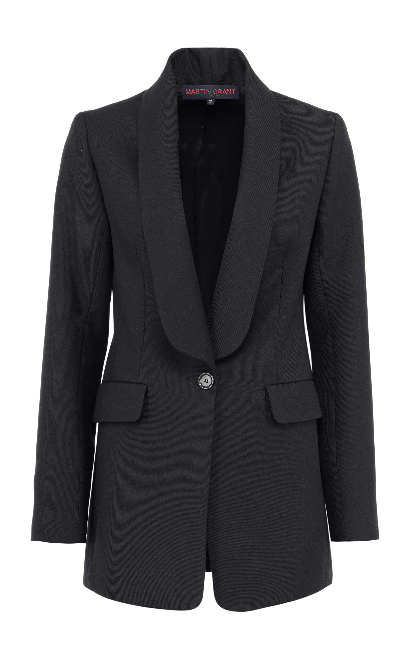 Martin Grant Wool-Silk Tuxedo Jacket