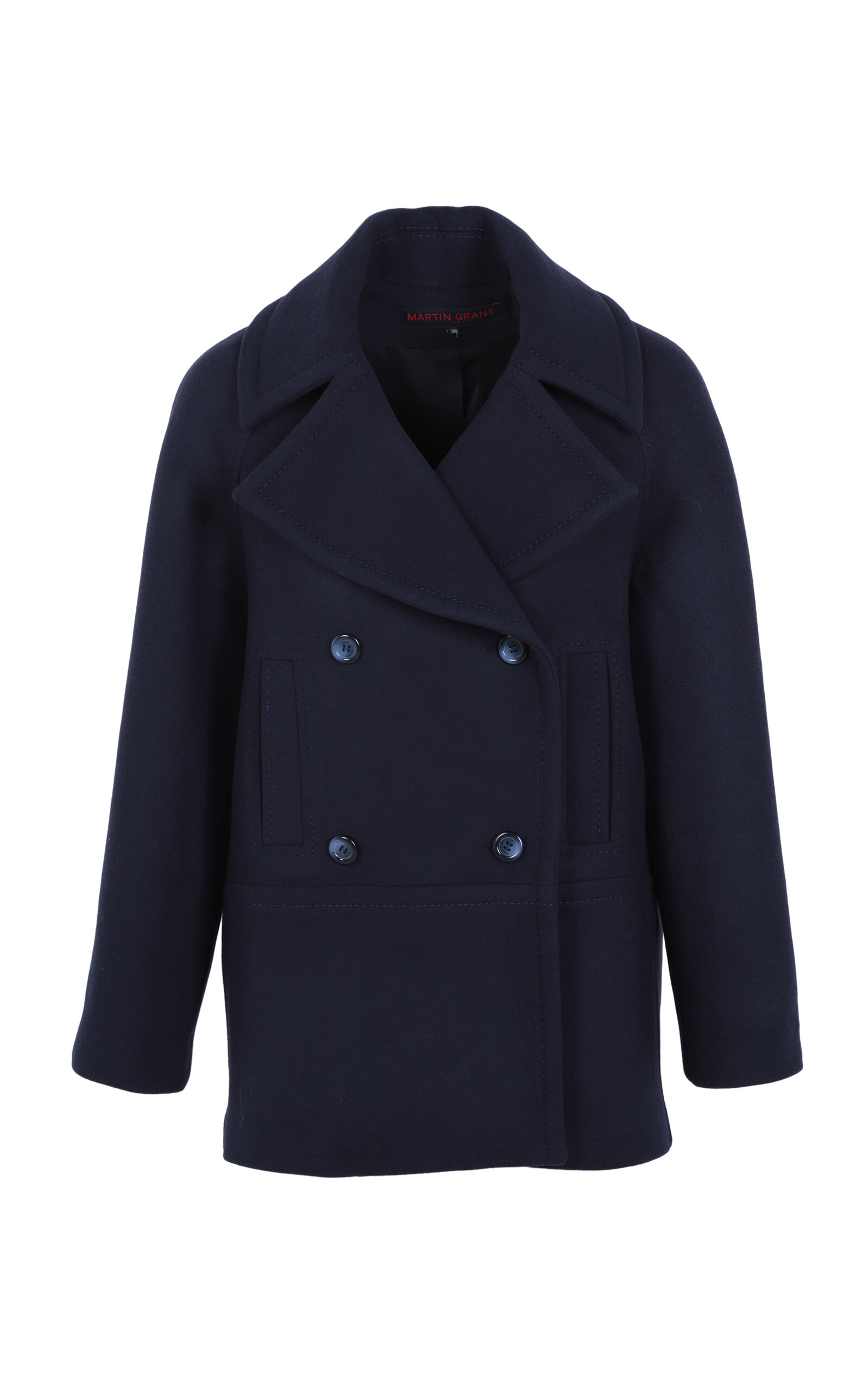 Martin Grant Wool Pea Jacket