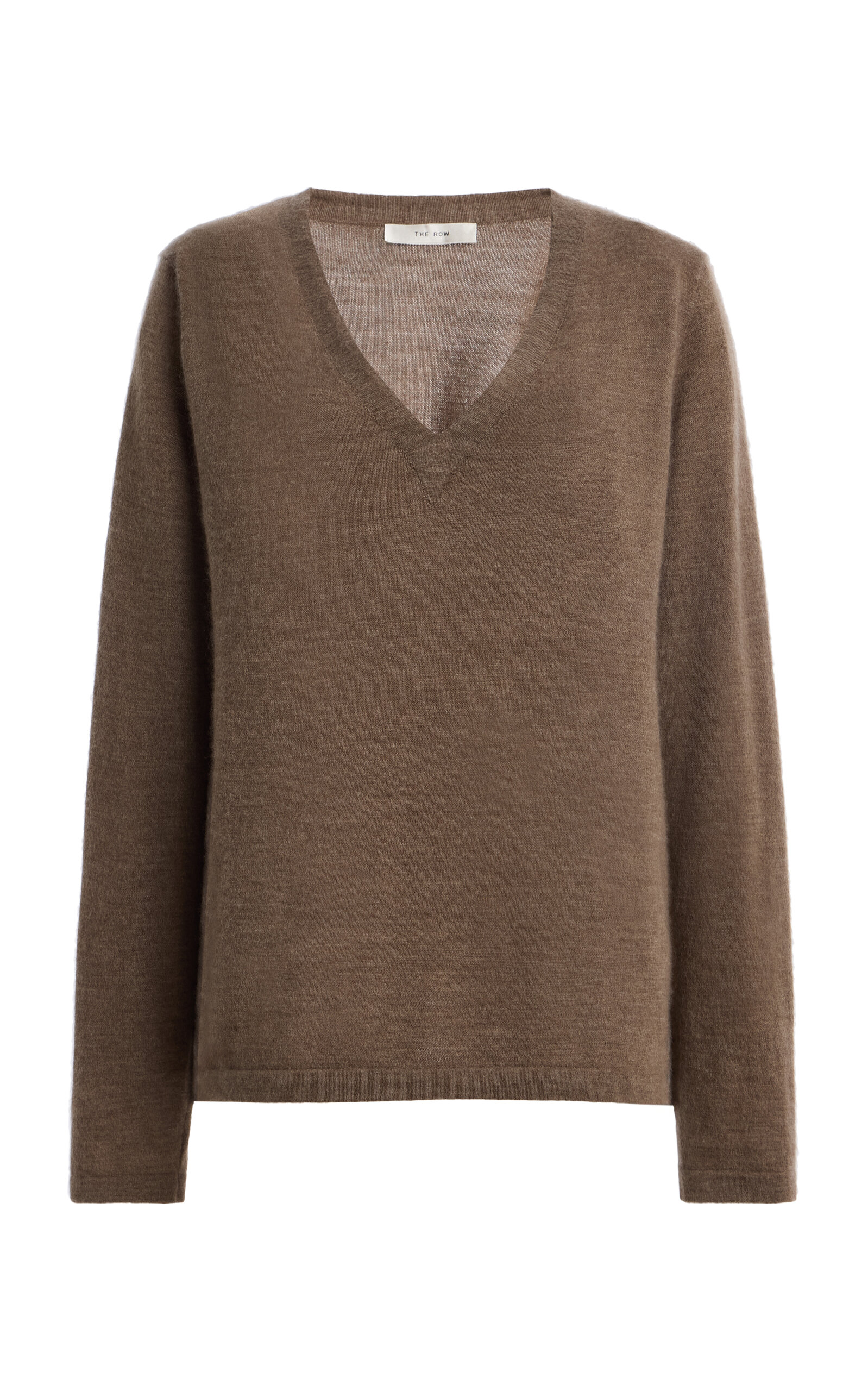 The Row Poesis Cashmere Top In Grey
