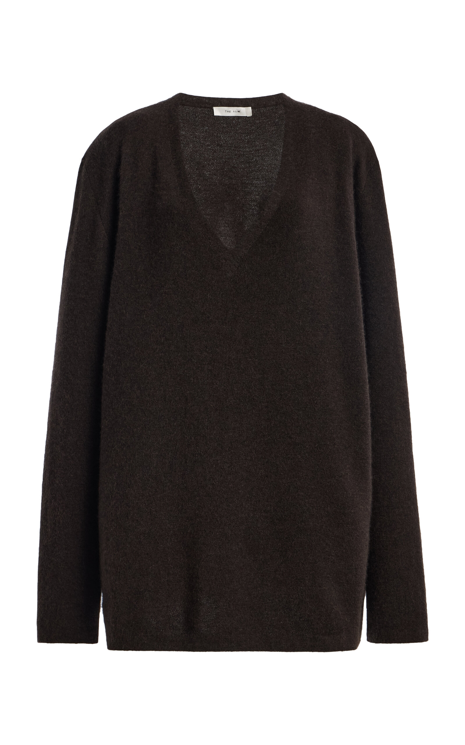 The Row Purin Cashmere Top In Brown