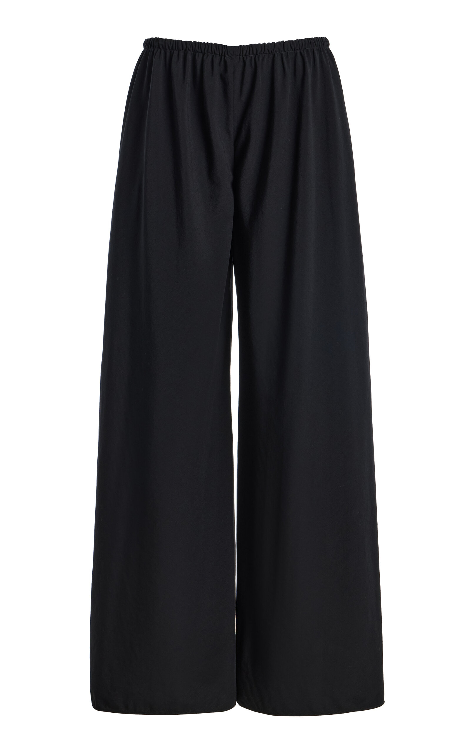 The Row Gala Wool Wide-leg Pants In Black