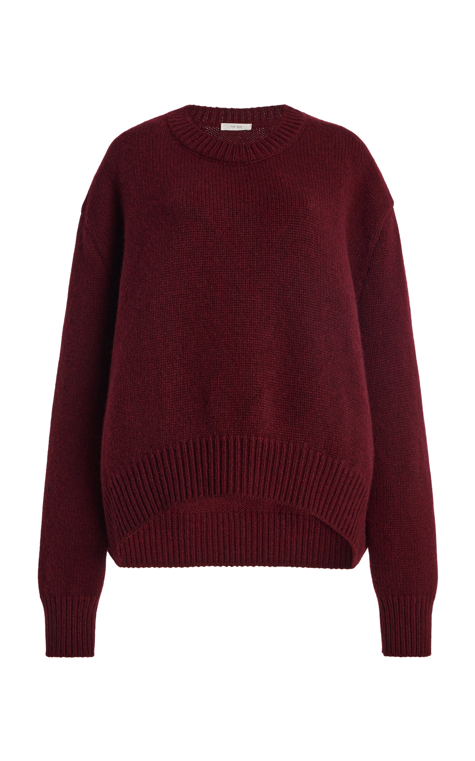 The Row Parth Cashmere Sweater In Burgundy