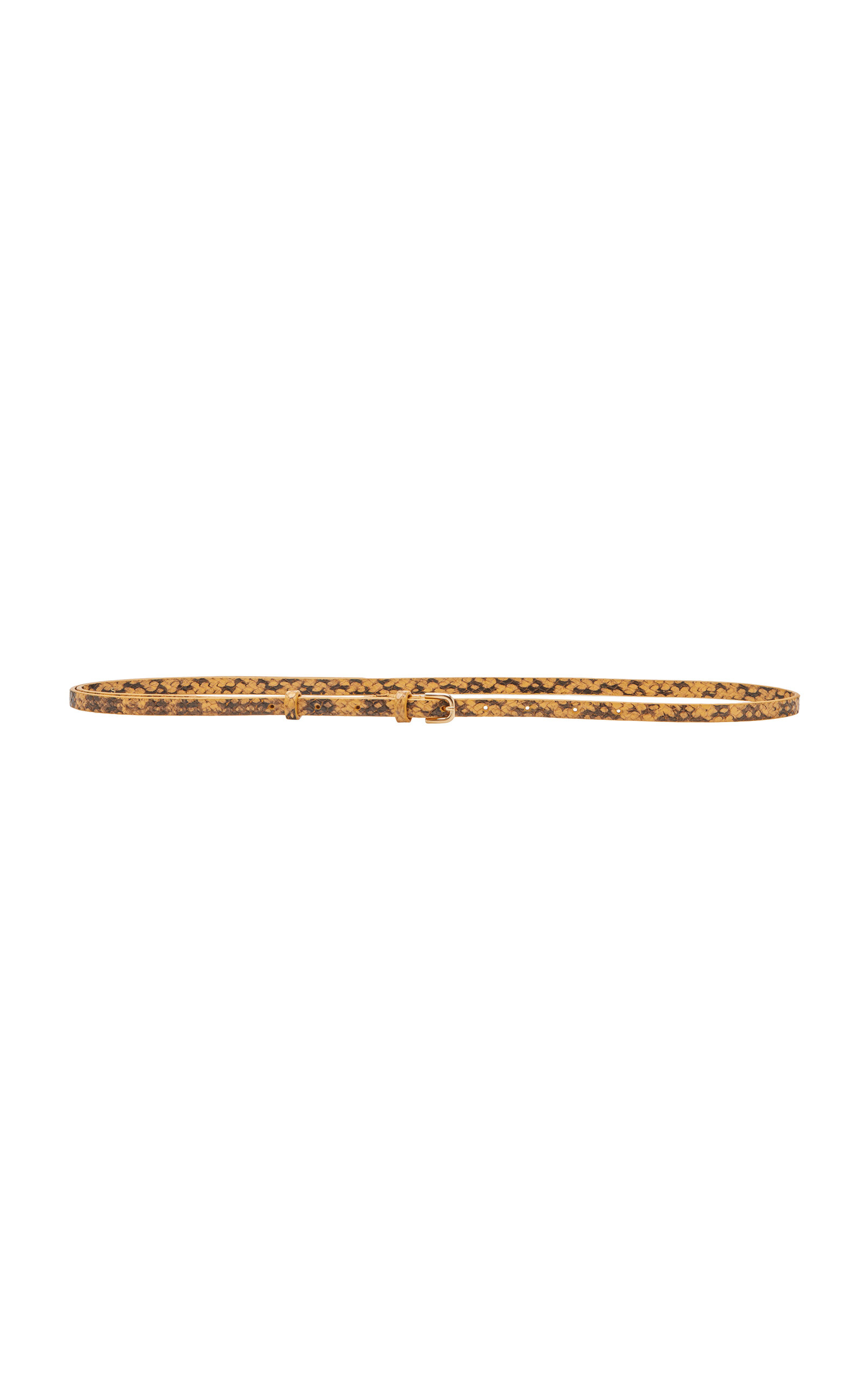 Dries Van Noten Snakeskin-Effect Leather Belt | Thumbnail 5