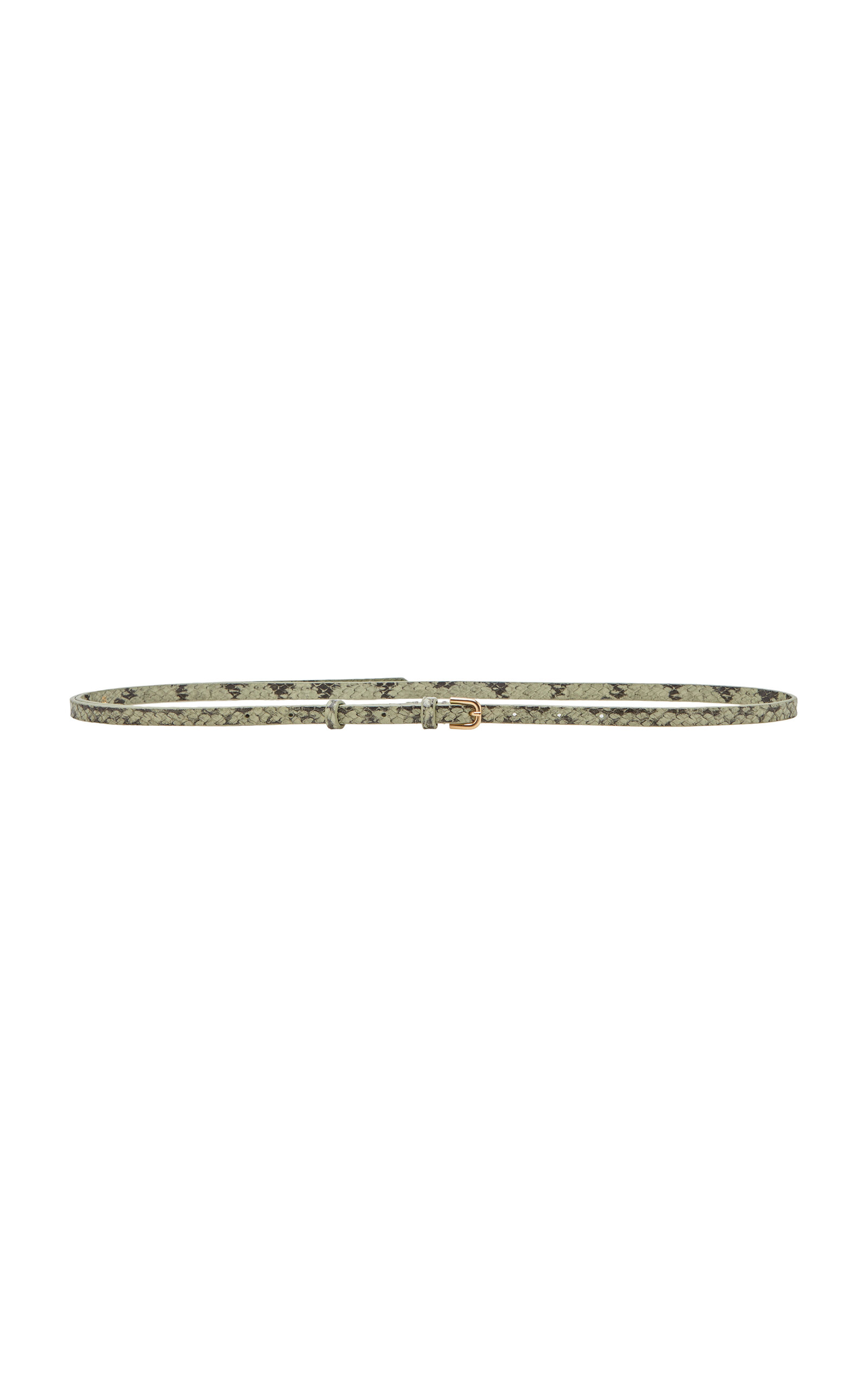 Dries Van Noten Snakeskin-Effect Leather Belt | Thumbnail 3 Dries Van Noten Snakeskin-Effect Leather Belt | Thumbnail 3