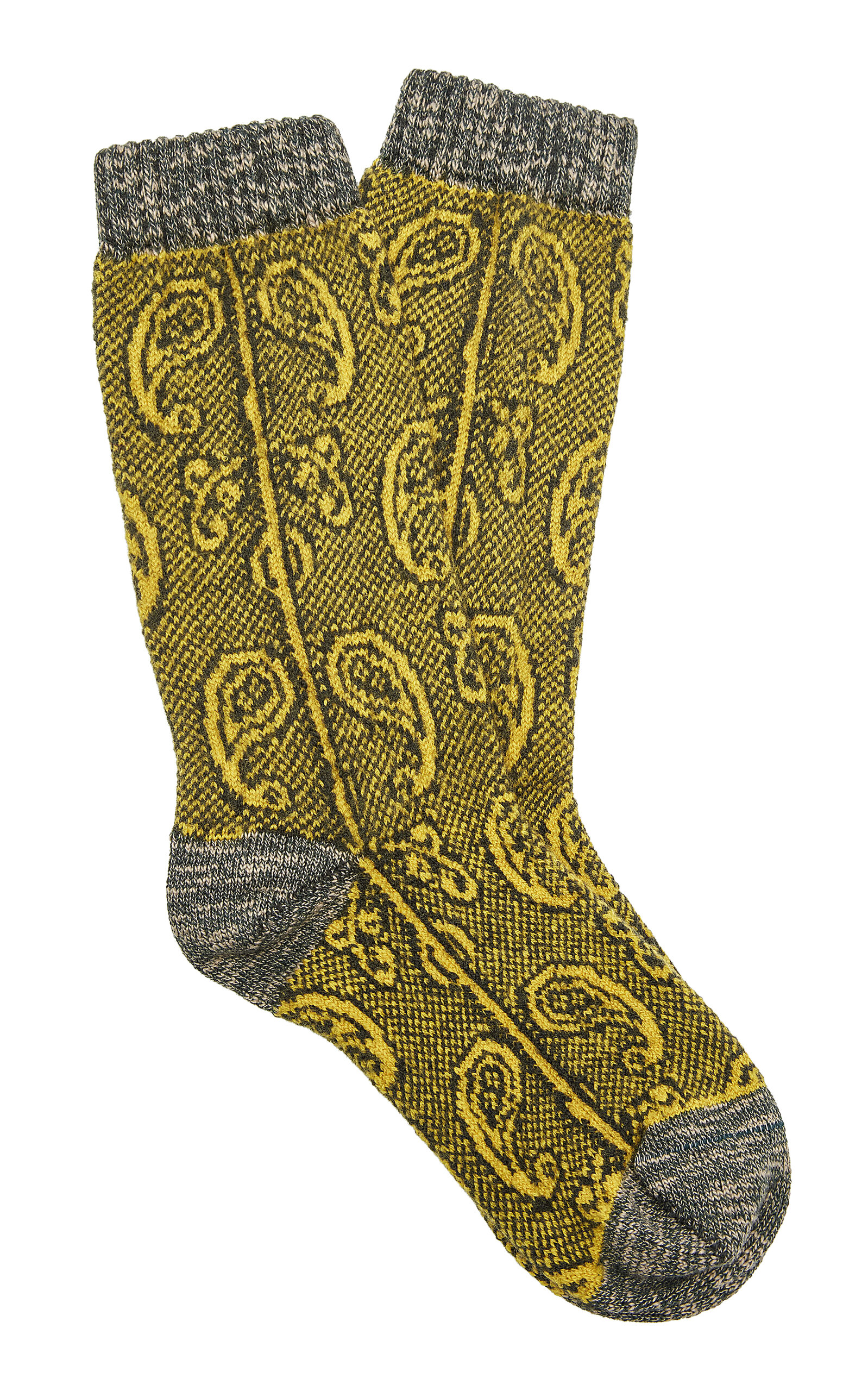 Dries Van Noten Paisley-Jacquard Wool Socks | Thumbnail 4 Dries Van Noten Paisley-Jacquard Wool Socks | Thumbnail 4
