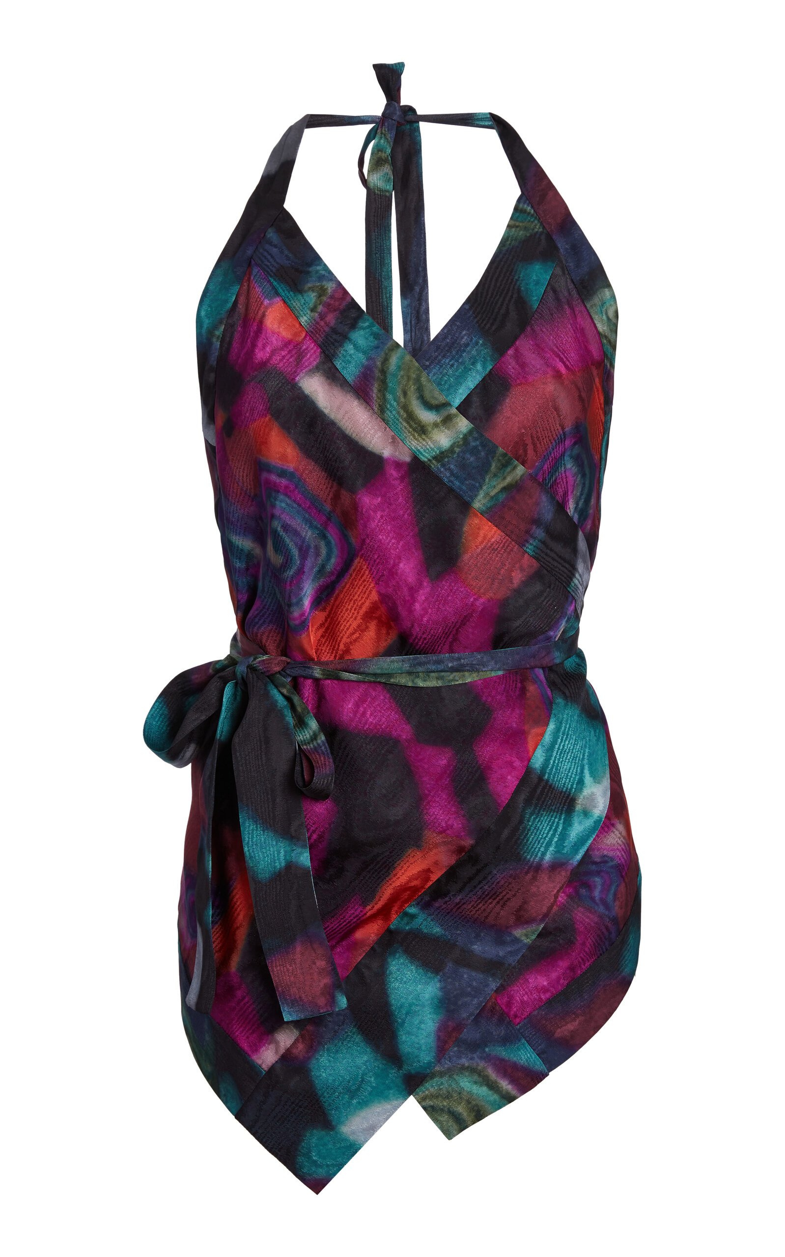 Dries Van Noten Cussia Printed Moiré Top | Thumbnail 7