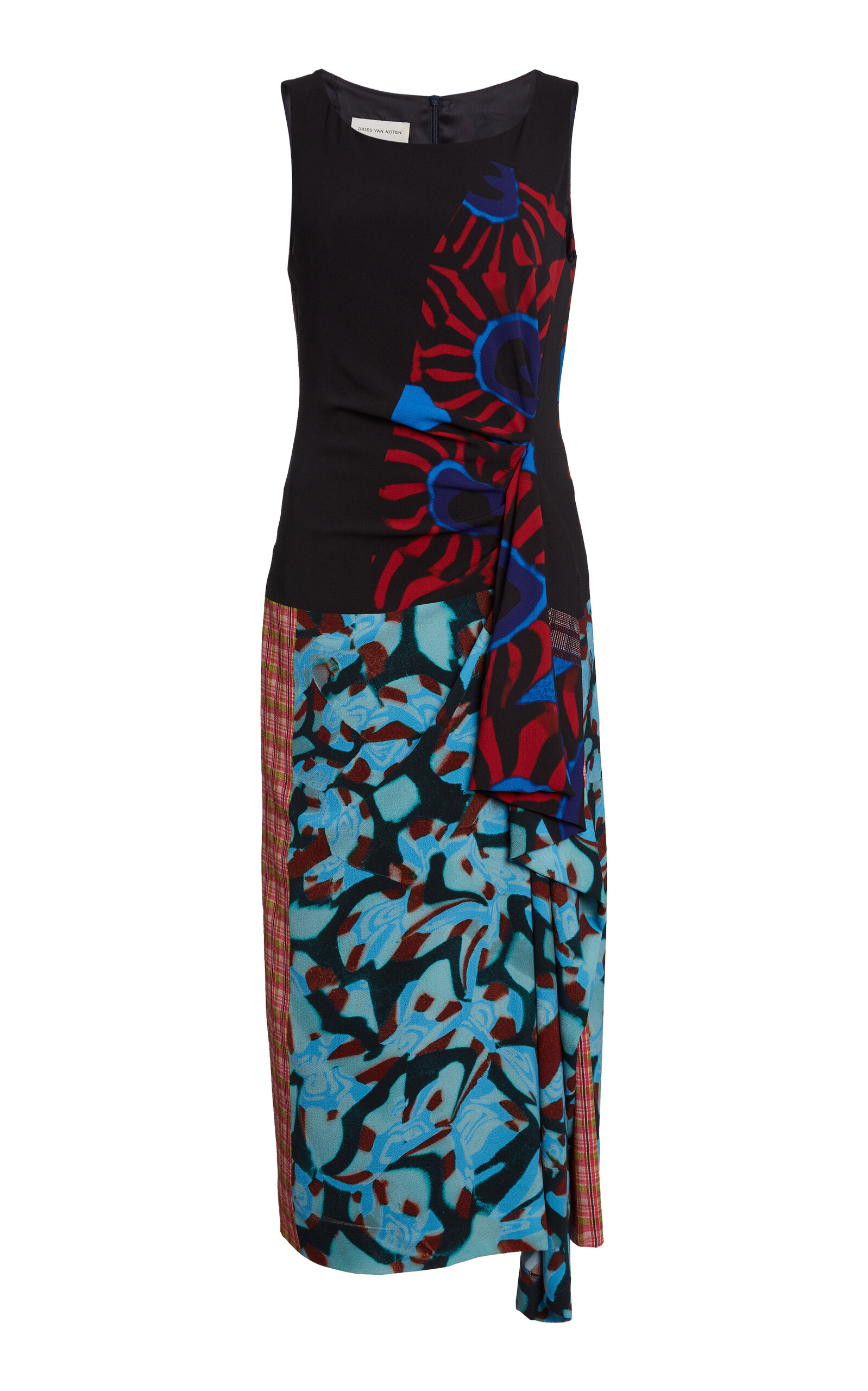 Dries Van Noten Dropps Crepe Midi Dress | Thumbnail 5