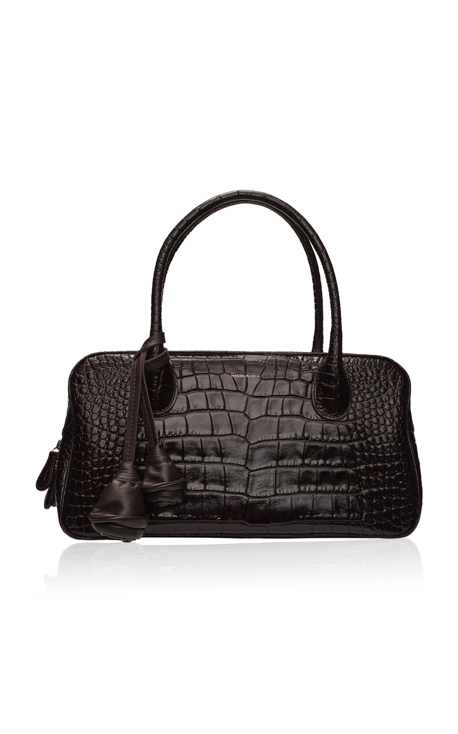 Magda Butrym Leather Croco Brigitte Bag