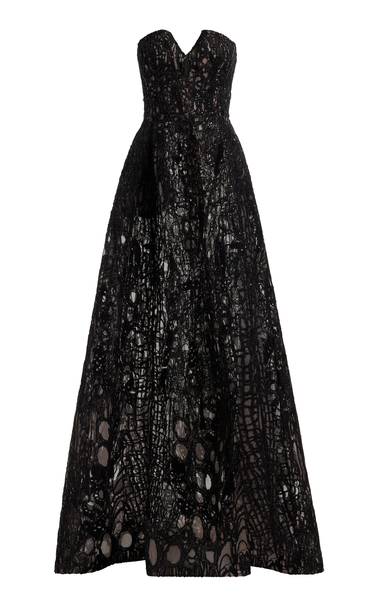 Elie Saab Embroidered Gown