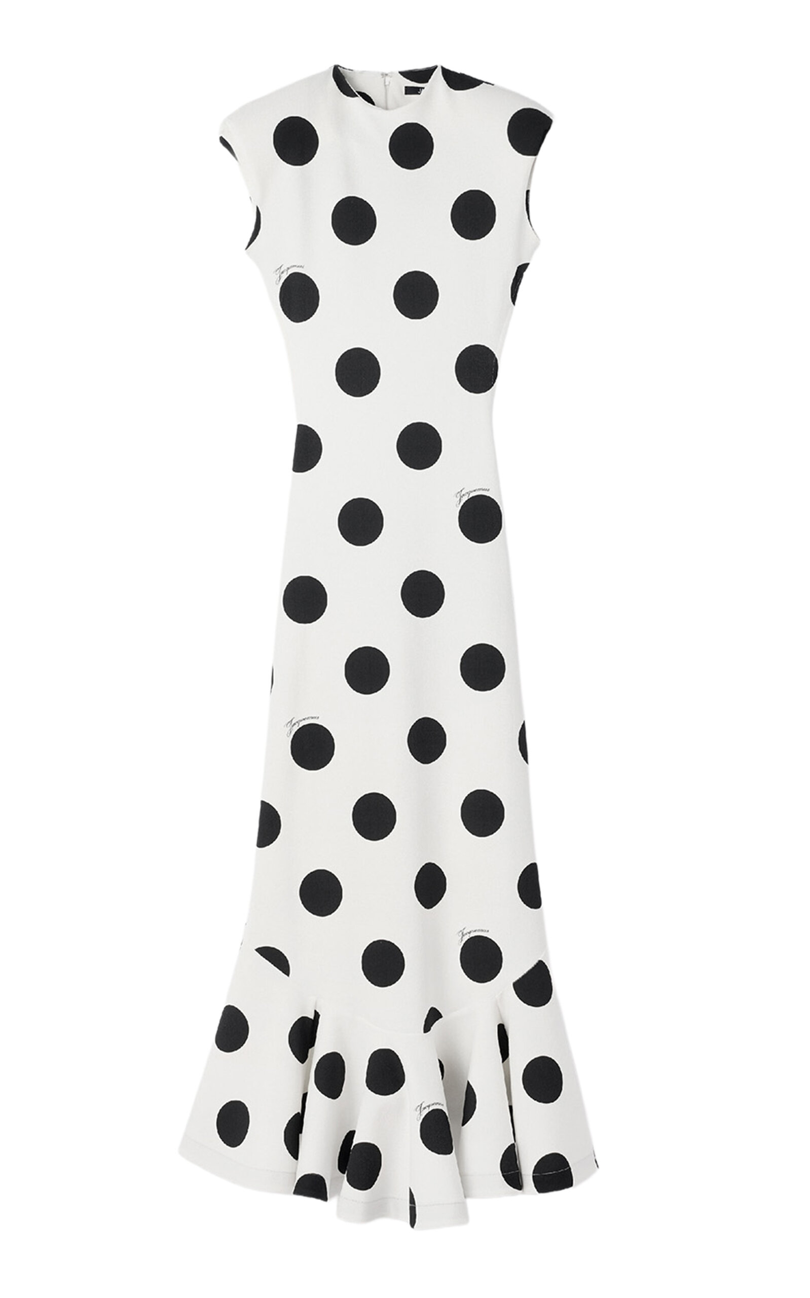 Jacquemus The Palmier Pois Midi Dress