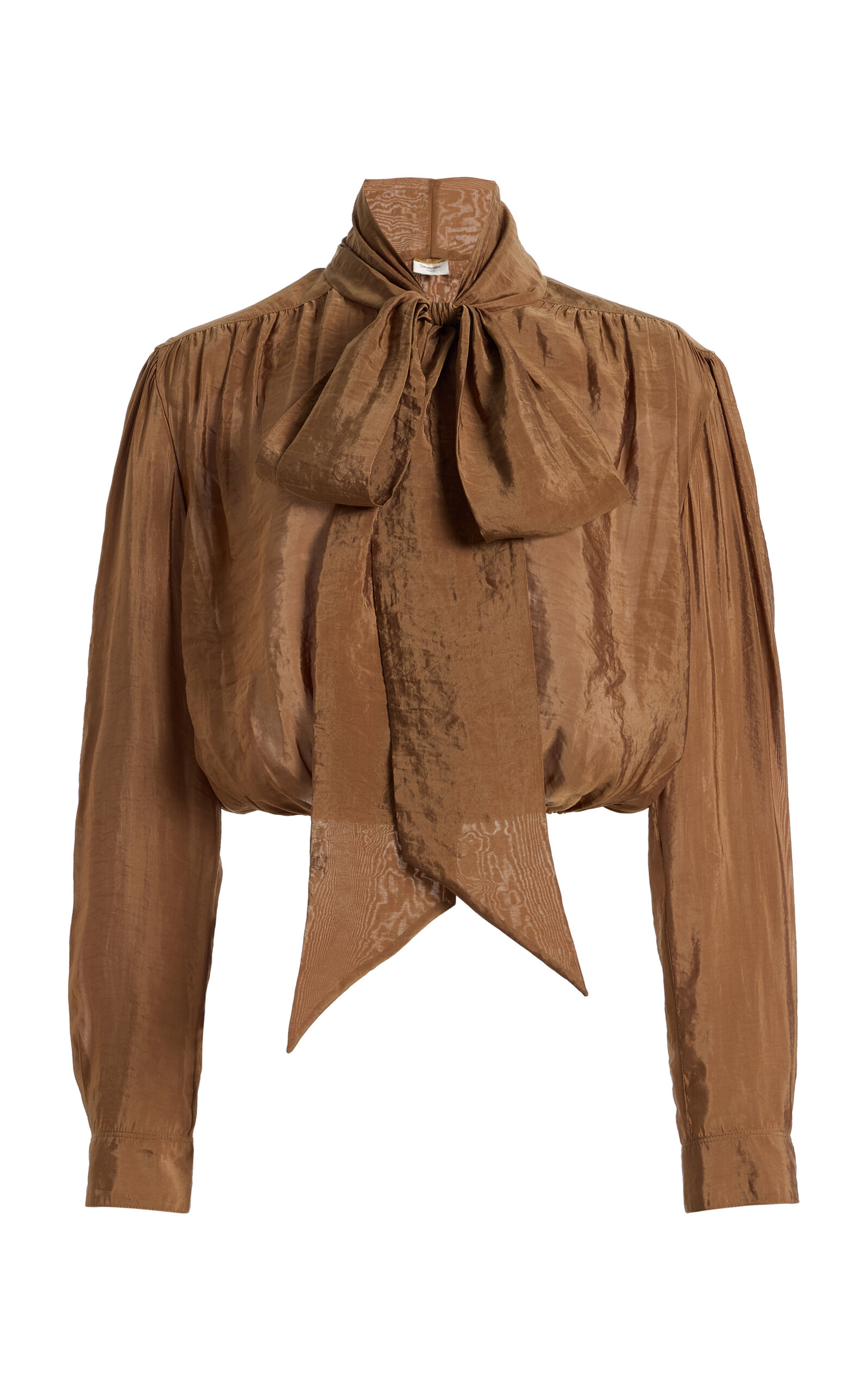 Saint Laurent Lavallière Taffeta Top | Thumbnail 7 Saint Laurent Lavallière Taffeta Top | Thumbnail 7
