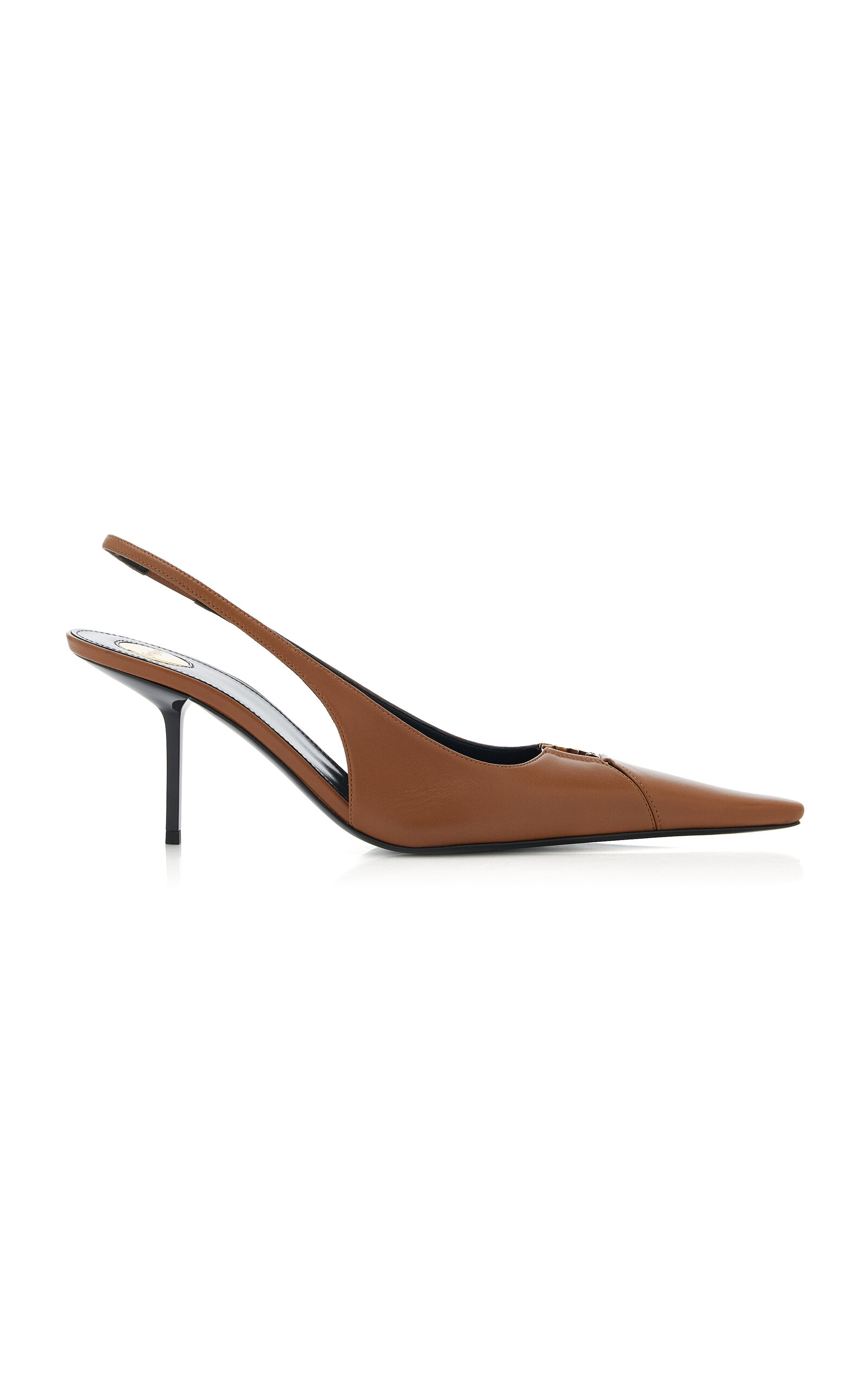 Saint Laurent Babylone Leather Pumps