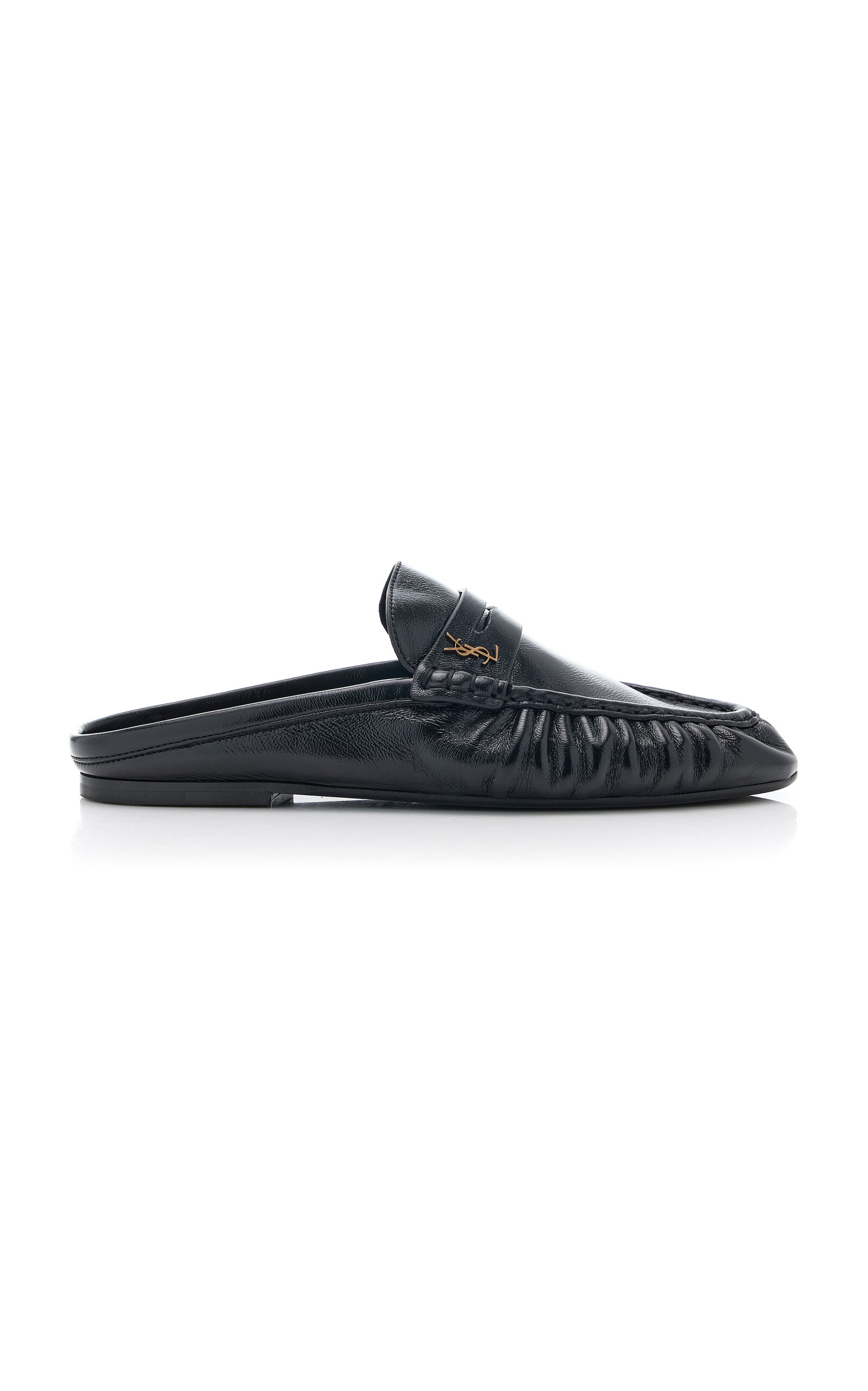 Saint Laurent Leather Le Loafer Mules