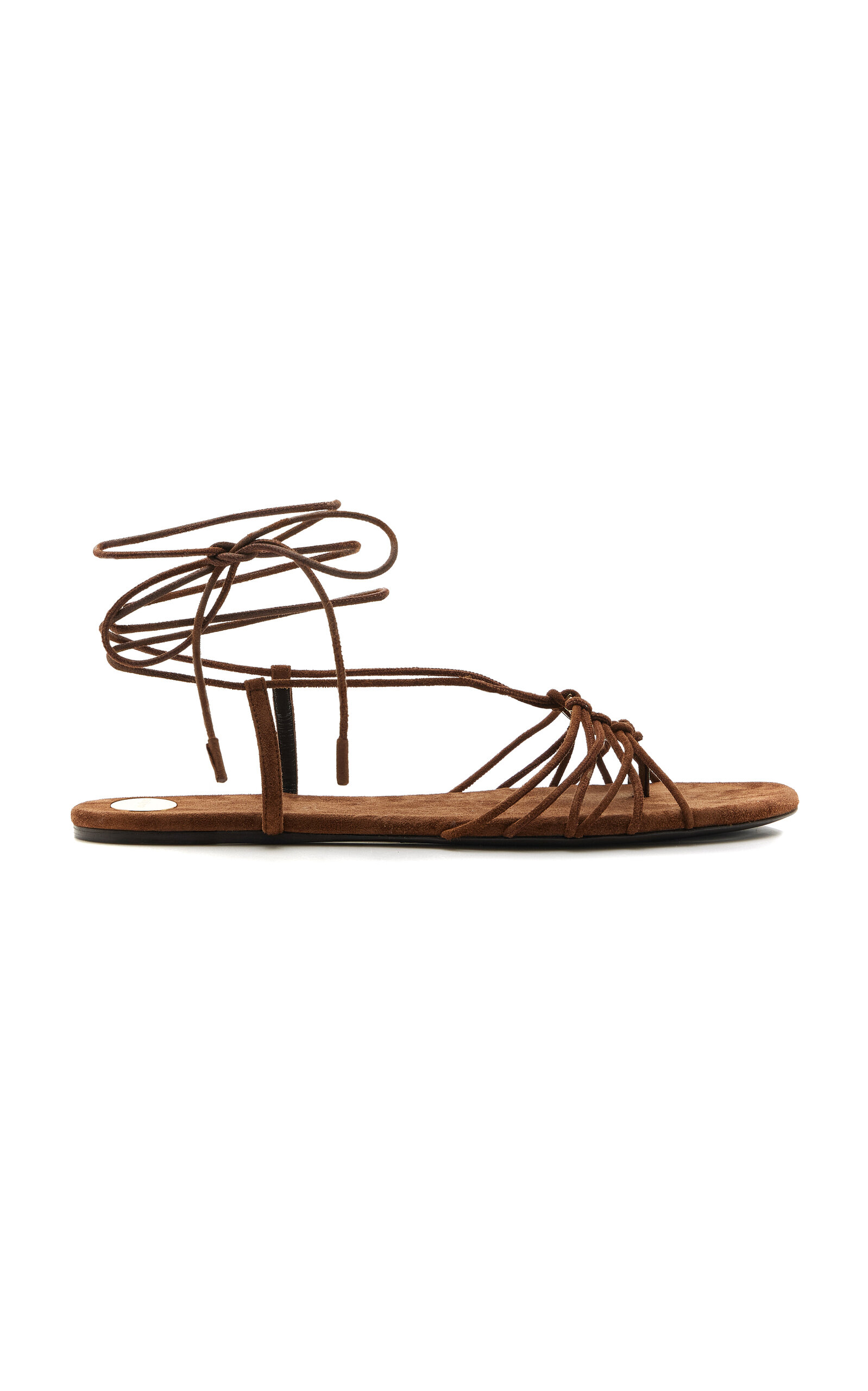Saint Laurent Babylon Suede Sandals