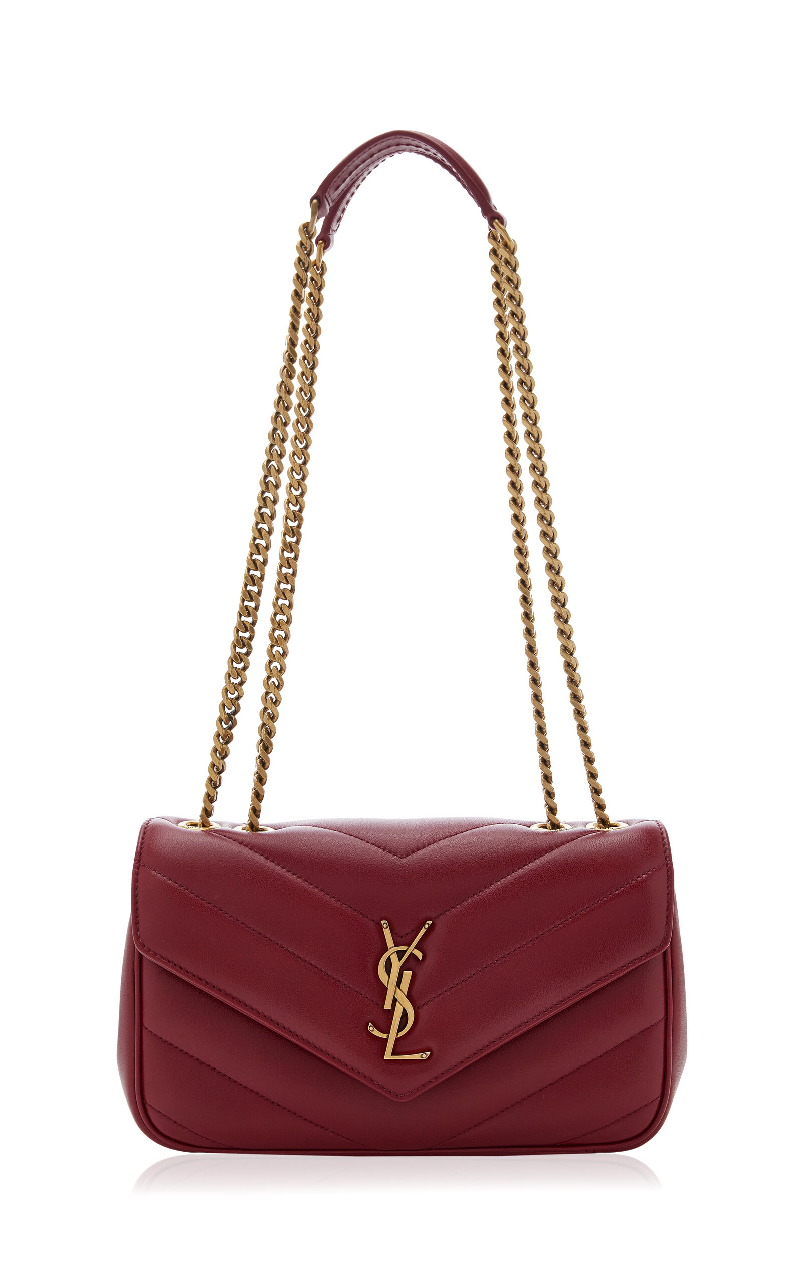 Saint Laurent LouLou Small Matelassé Leather Bag - Men's Bags